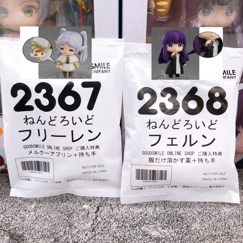 (w/Bonus) Frieren & Fern Nendoroid 2367 2368 Action Figure Set of 2 NEW