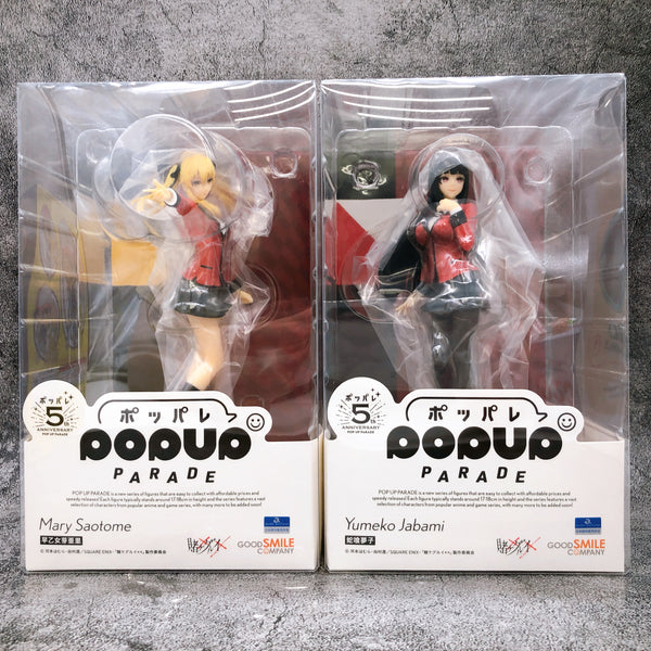 Pop Up Parade Kakegurui Yumeko Jabami & Mary Saotome SET Figure Good Smile NEW