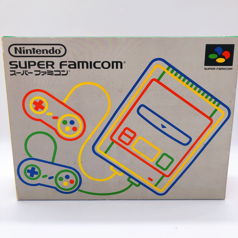 Nintendo Super Famicom SFC SHVC-001 Retro Game Console + AV Cable + AC Adapter