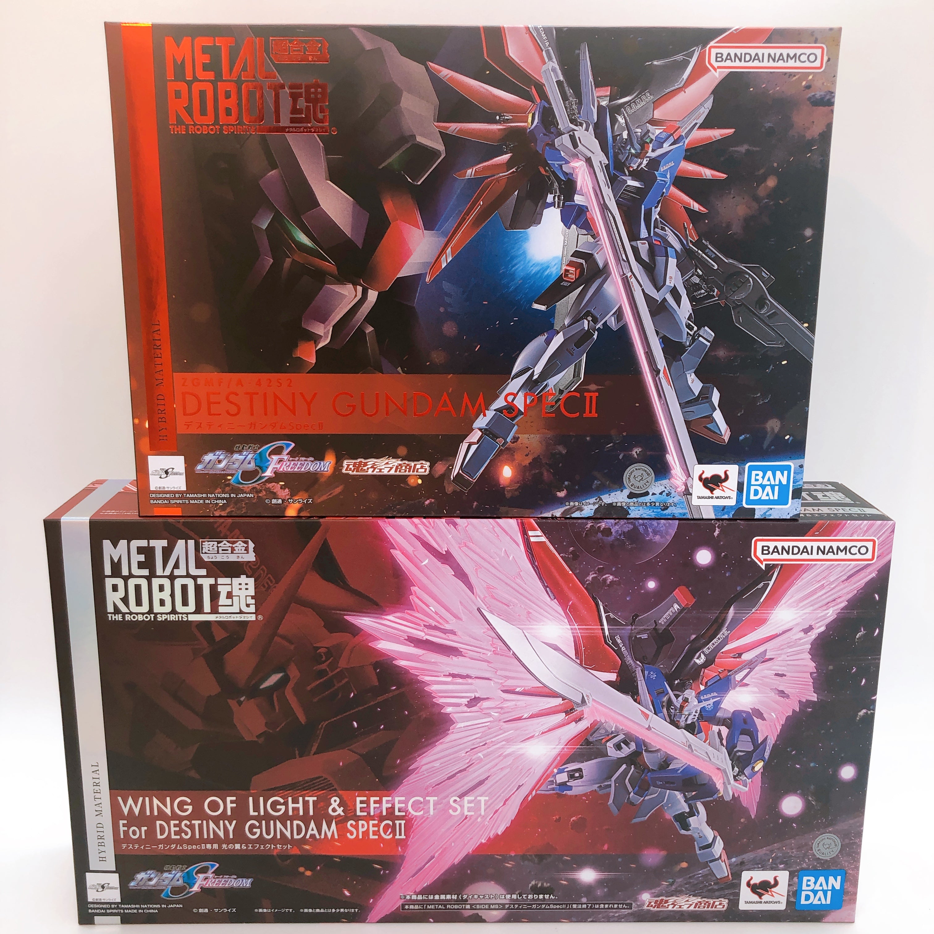 METAL ROBOT SPIRITS Destiny Gundam Spec II + Wings of Light