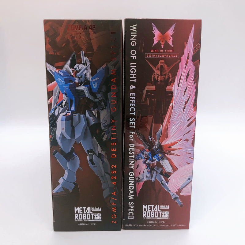 METAL ROBOT SPIRITS Destiny Gundam Spec II + Wings of Light & Effect Set Figure