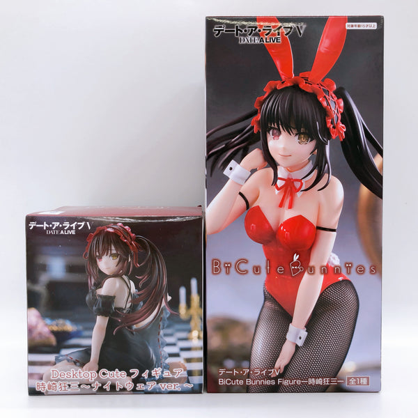 Date A Live Kurumi Tokisaki BiCute Bunnies & Desctop Cute Nightwear Figure Set