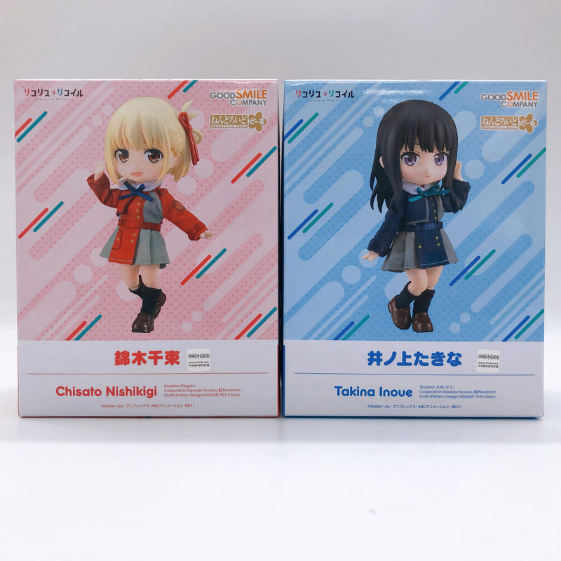 Lycoris Recoil Chisato & Takina Nendoroid Doll Set Good Smile Company Japan New