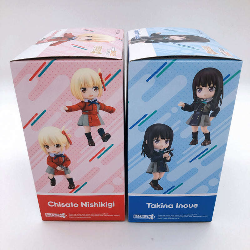 Lycoris Recoil Chisato & Takina Nendoroid Doll Set Good Smile Company Japan New