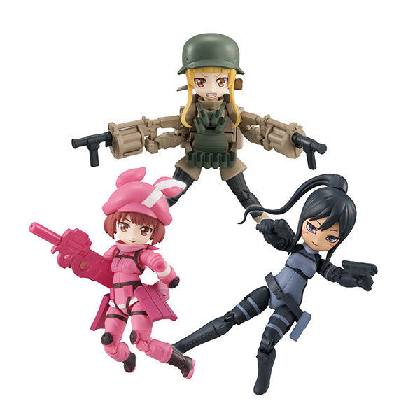 Desktop Army vol.12 Llenn Fukaziroh Pitohui SET Gun Gale Online Sword Art SEALED