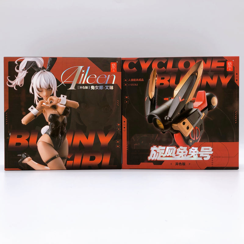 Bunny Girl Aileen Sunkissed Ver + Cyclone Bunny & Gear Set Deluxe Black Ver 1/12