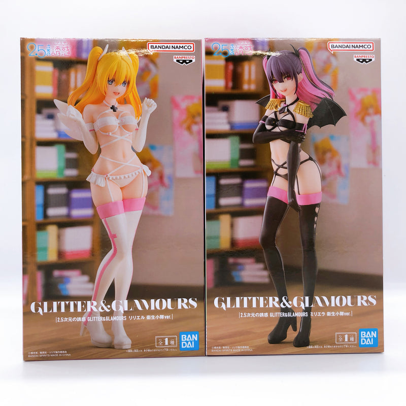 2.5 Dimensional Seduction Liliel & Miriella Glitter & Glamours Figure SET Sealed