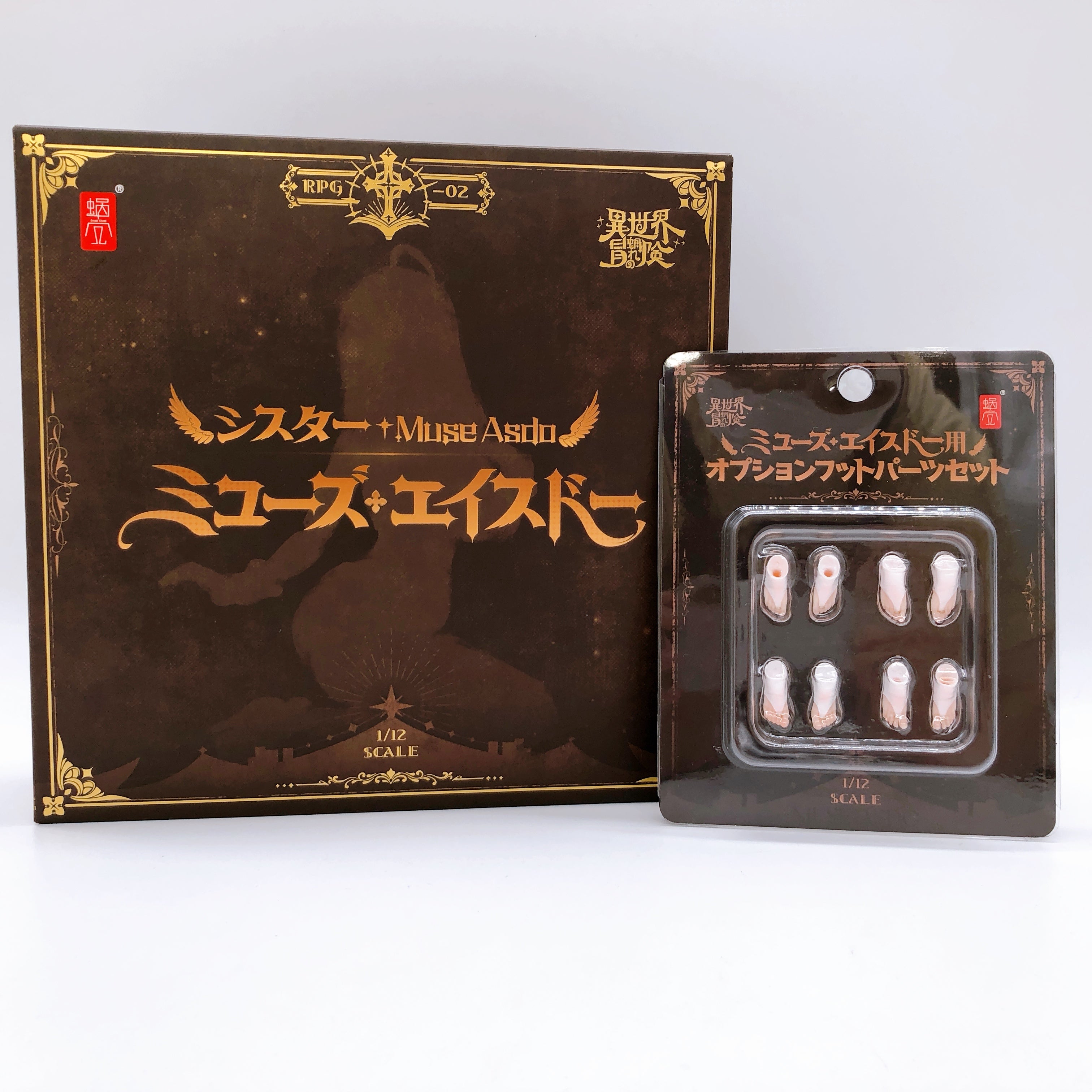 Sister Muse Asdo Action Figure + Optional Feet Part Set 1/12 Scale Snail Shell