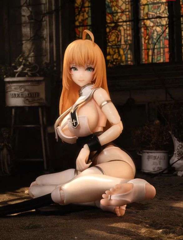 Sister Muse Asdo Action Figure + Optional Feet Part Set 1/12 Scale Snail Shell