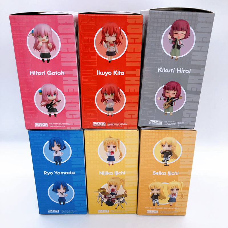 Bocchi the Rock! Nendoroid Set of 6 Hitori Nijika Ikuyo Ryo Kikuri Seika NEW