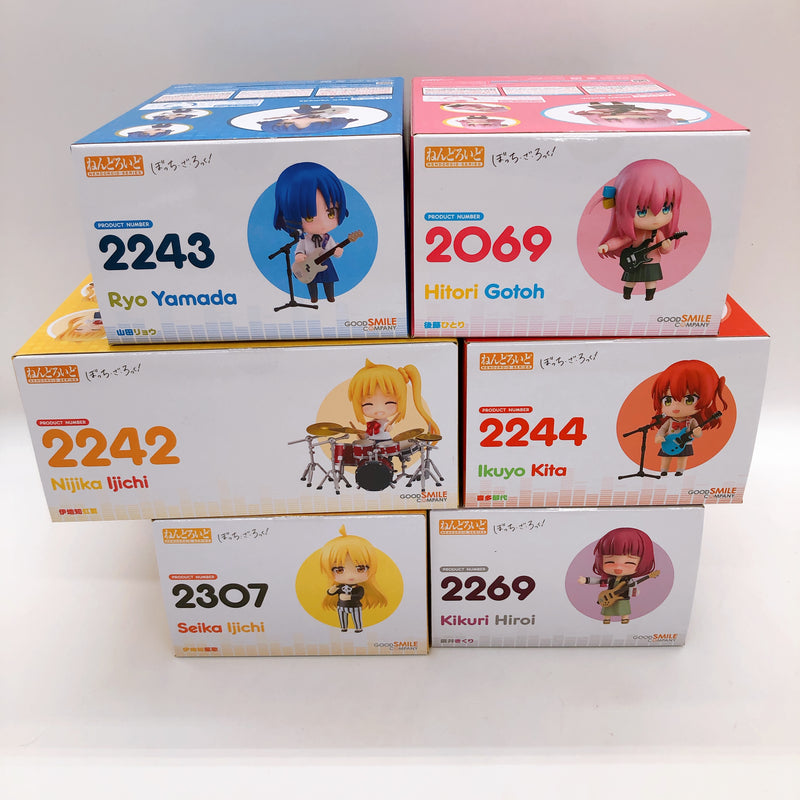 Bocchi the Rock! Nendoroid Set of 6 Hitori Nijika Ikuyo Ryo Kikuri Seika NEW