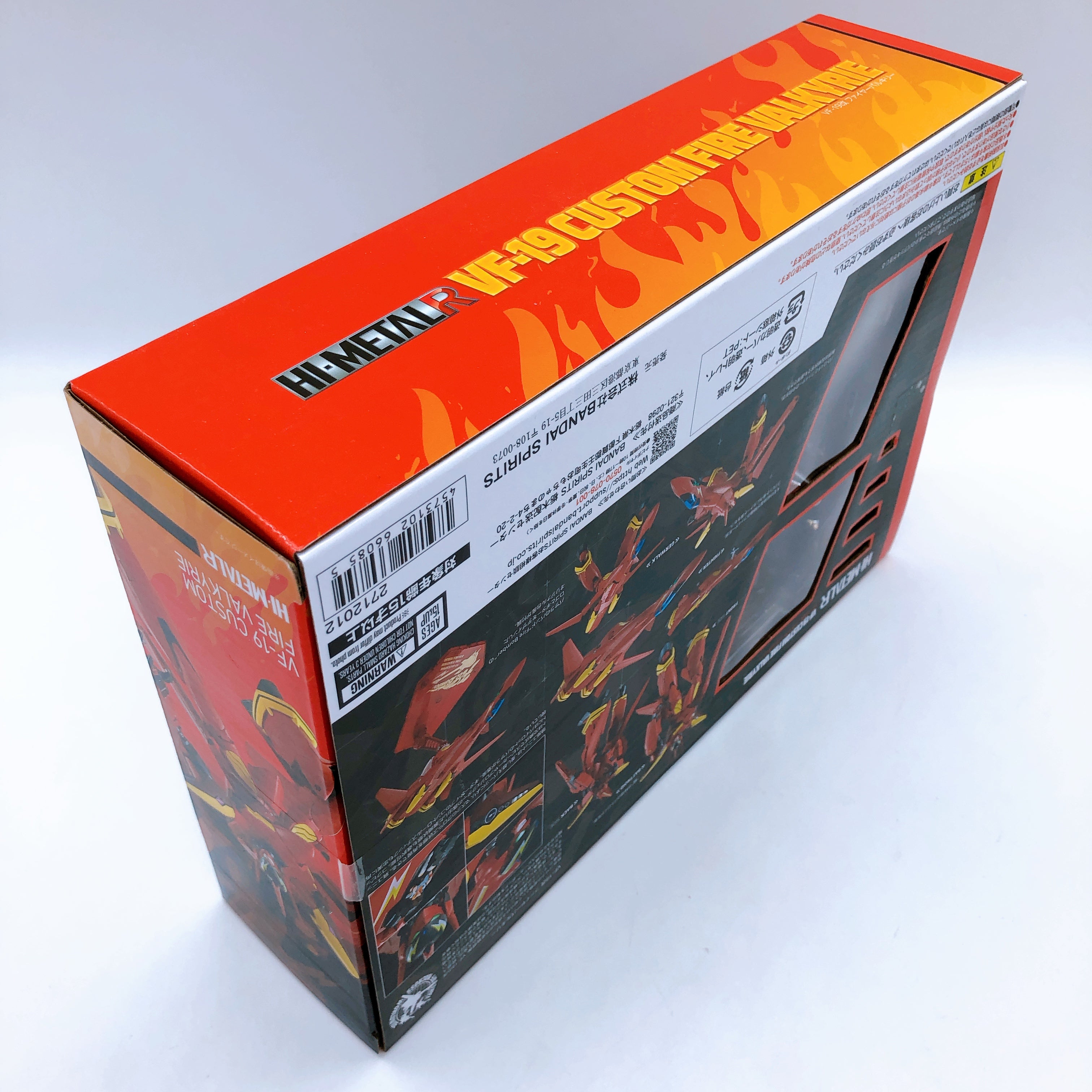 HI-METAL R VF-19 Custom Fire Valkyrie & Sound Booster Set Macross 7 Figure NEW