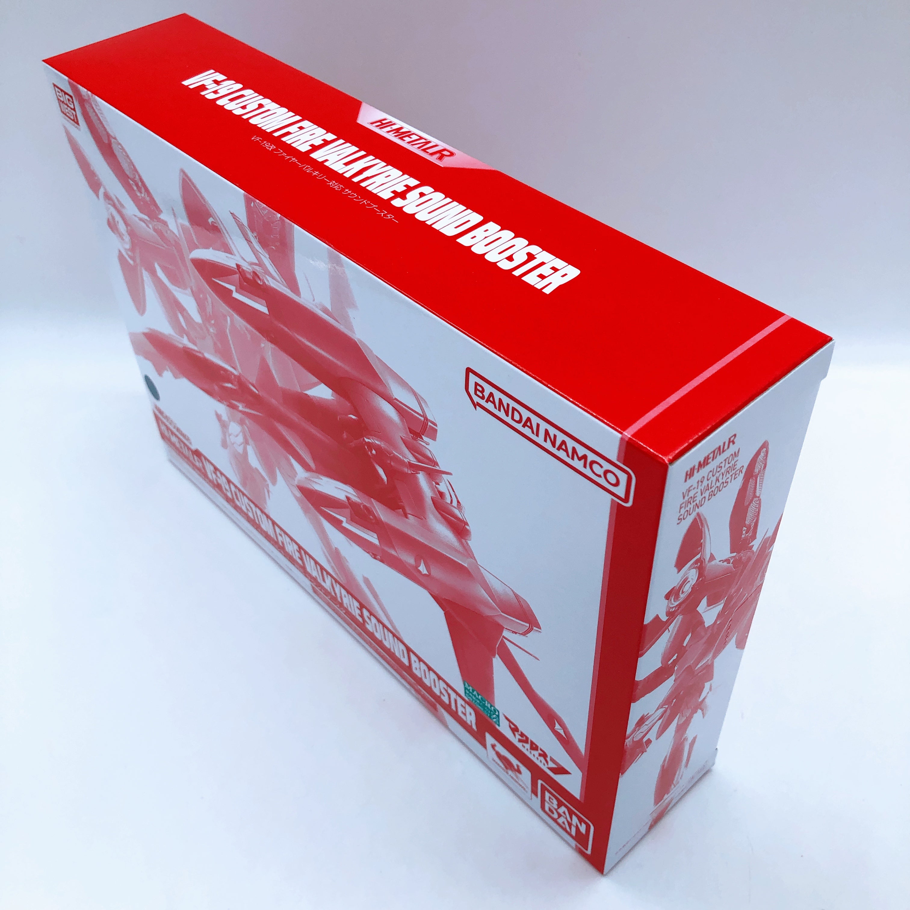 HI-METAL R VF-19 Custom Fire Valkyrie & Sound Booster Set Macross 7 Figure NEW