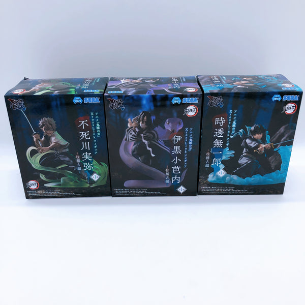 Smily Slayers ナヲトスズキ ガバ セット Demon Slayer Xross Link Figure Sanemi & Muichiro & Obanai SET of 3 Seg