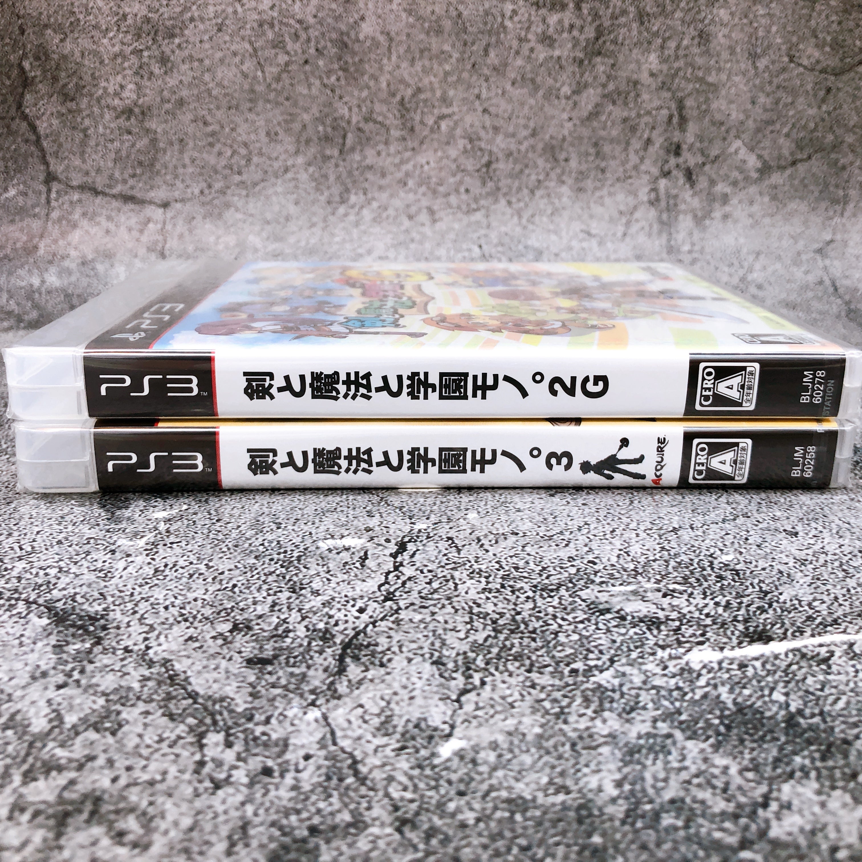 Playstation 3 Ken to Mahou to Gakuen Mono 2G & 3 SET PS3 Japan Game Sealed New