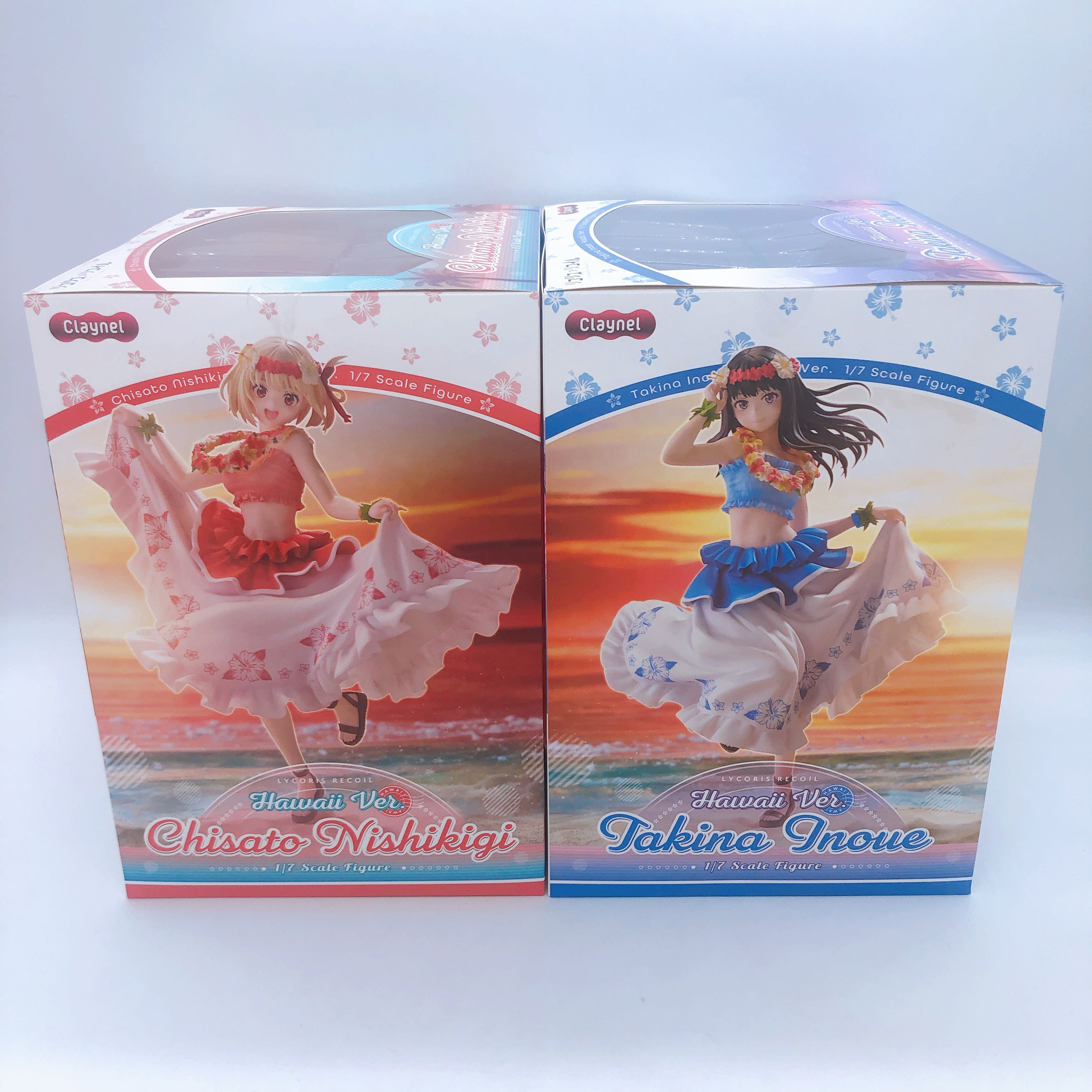 Claynel Lycoris Recoil Takina Inoue & Chisato Nishikigi Hawaii SET 1/7 Figure