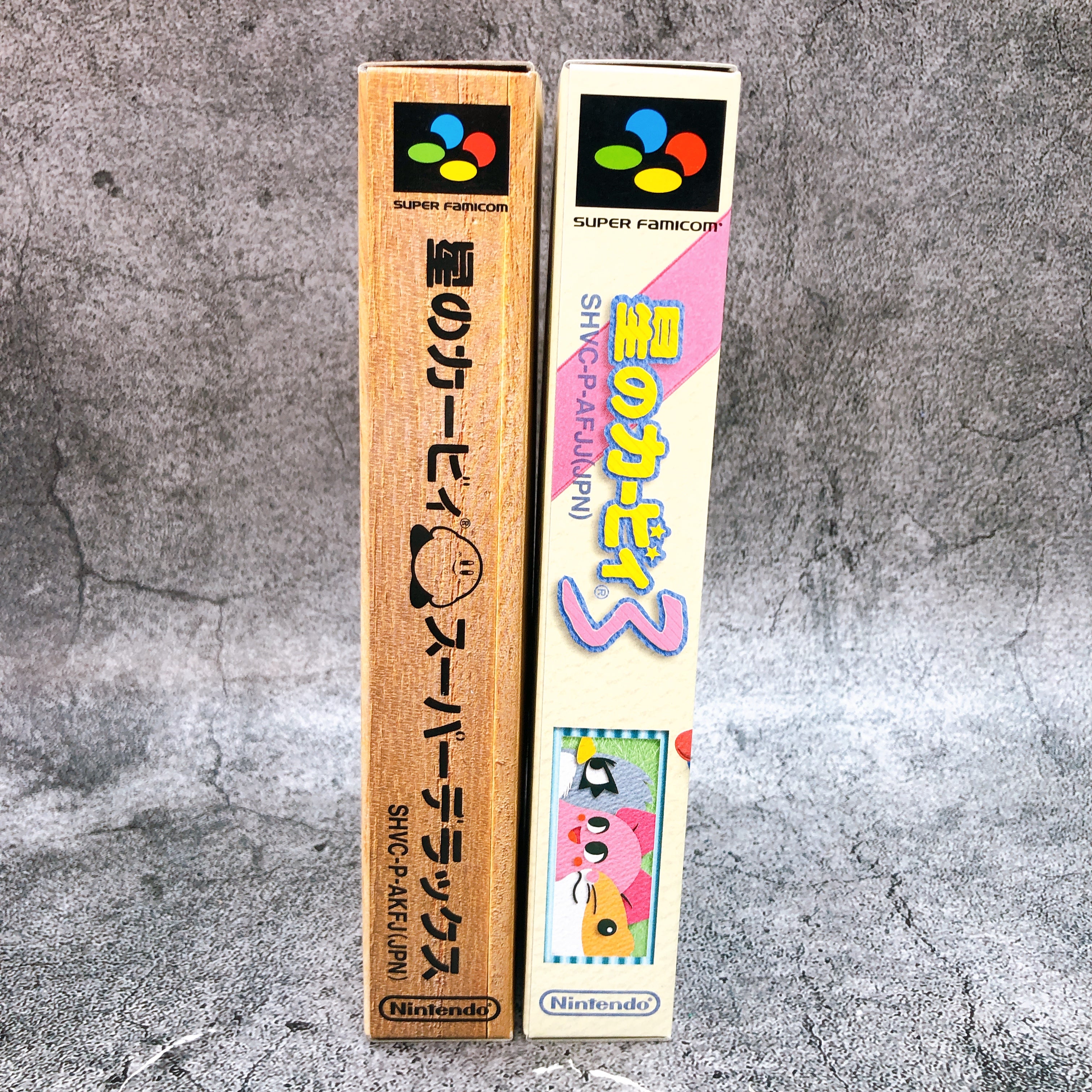 Nintendo Super Famicom Kirby 3 & Super Deluxe SET Japan SNES SFC Game in Stock