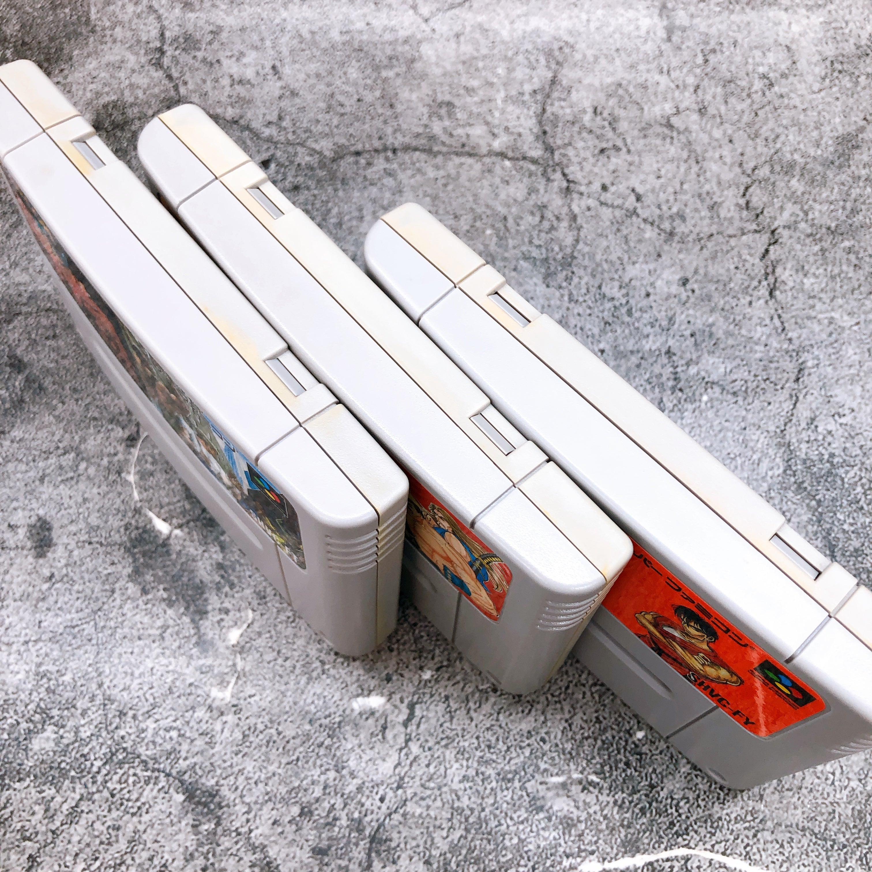 Nintendo Super Famicom Final Fight 1 & 2 & Guy with CD SET Japan SNES SFC Game