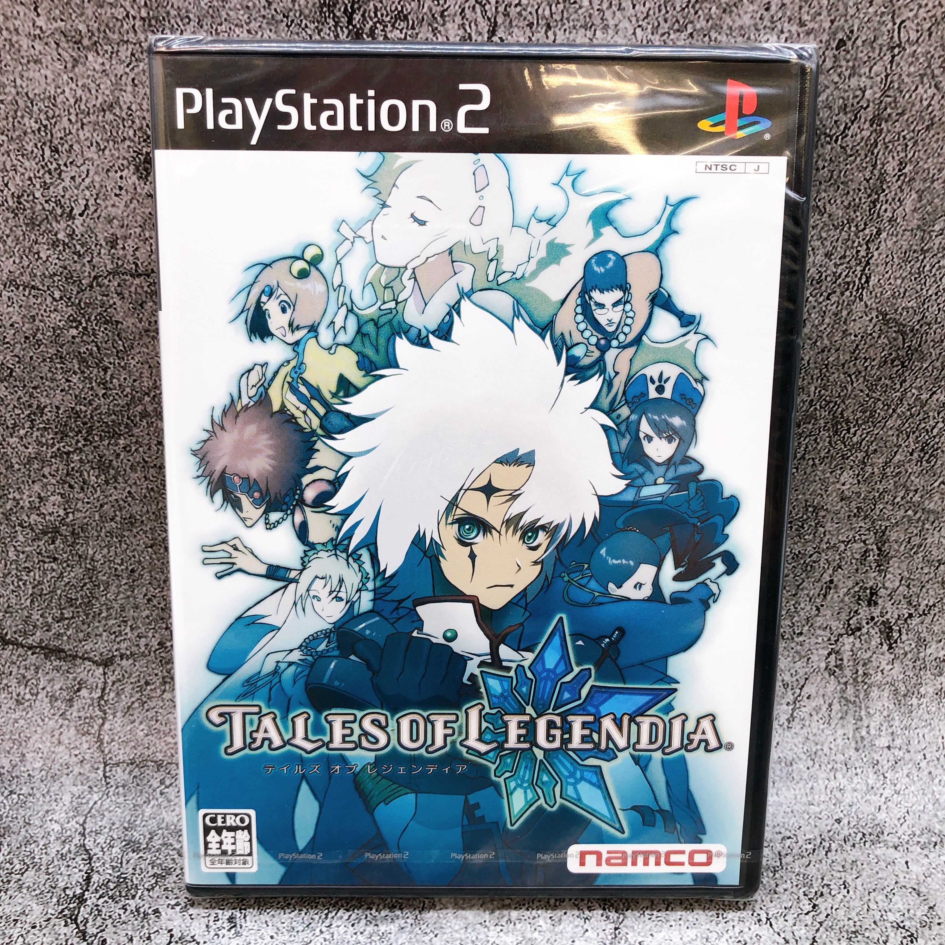 PS2 Set of Tales of Abyss & Legendia & Symphonia & Destiny 1 & 2 Game