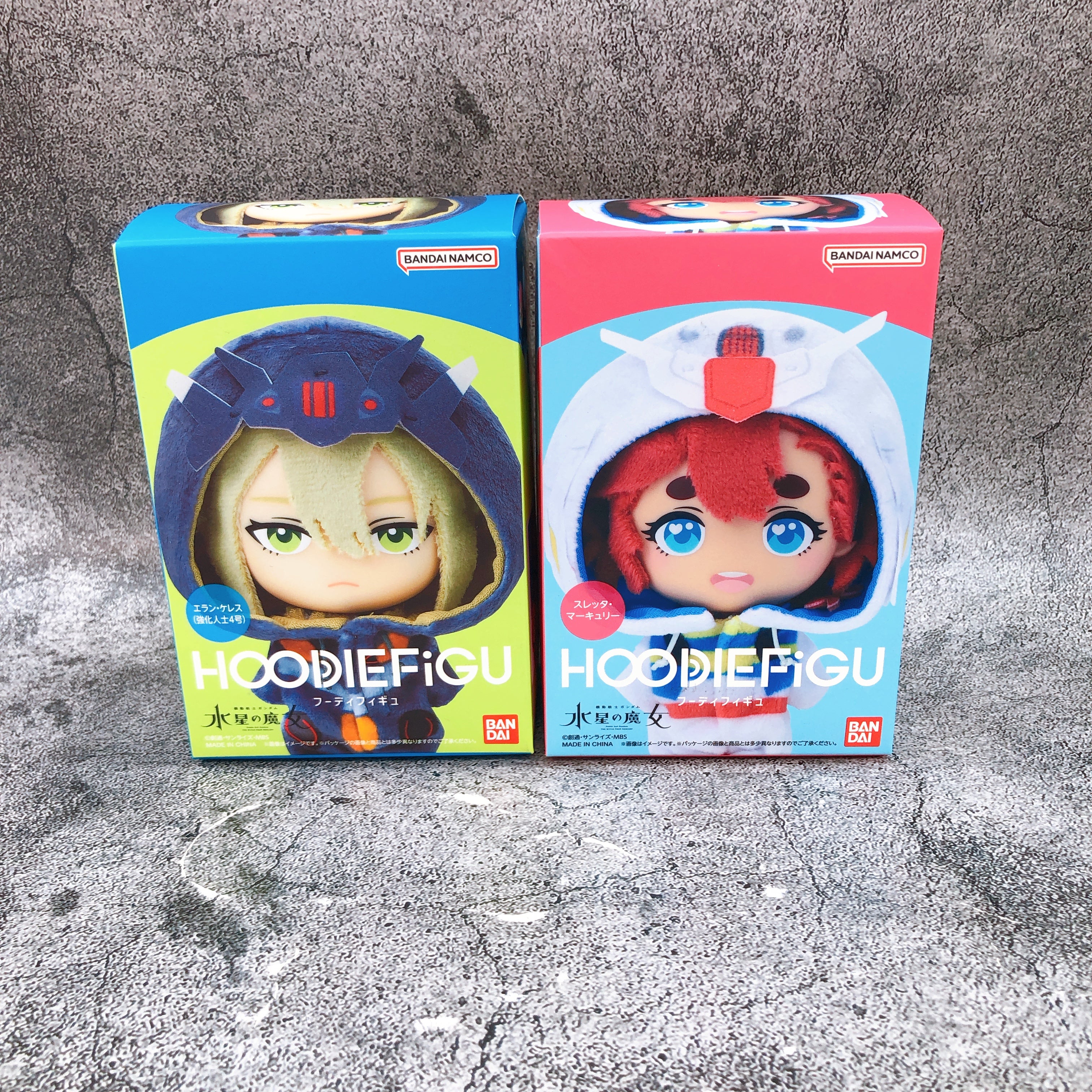 Gundam The Witch of Mercury Suletta Mercury & Elan Ceres HOODIEFiGU Figure SET