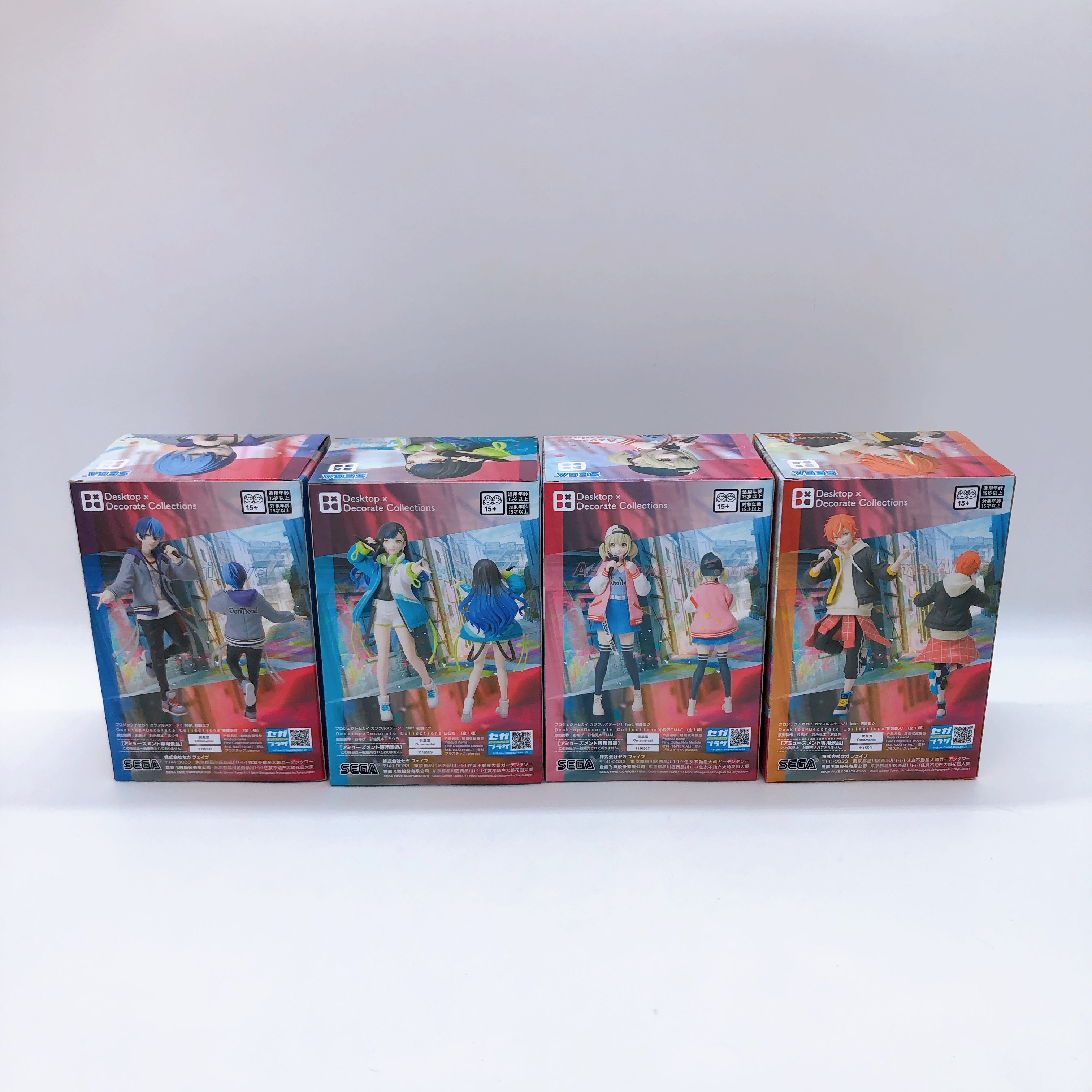 Project Sekai Colorful Stage! Toya An Kohane Akito Desktop Decorate Figure SET