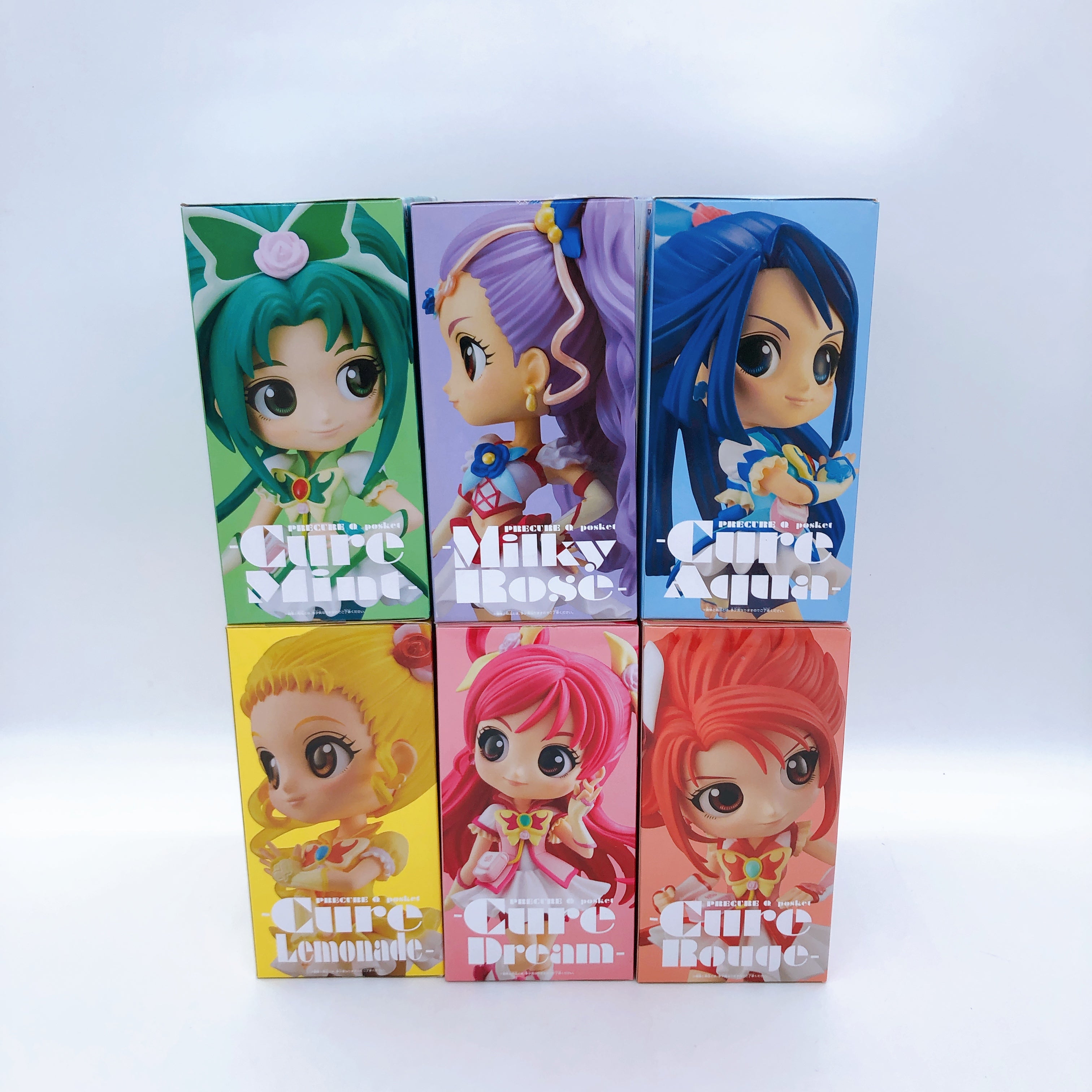 Yes! PreCure5 GoGo! Set of 6 Figure Qposket Japan Sealed NEW