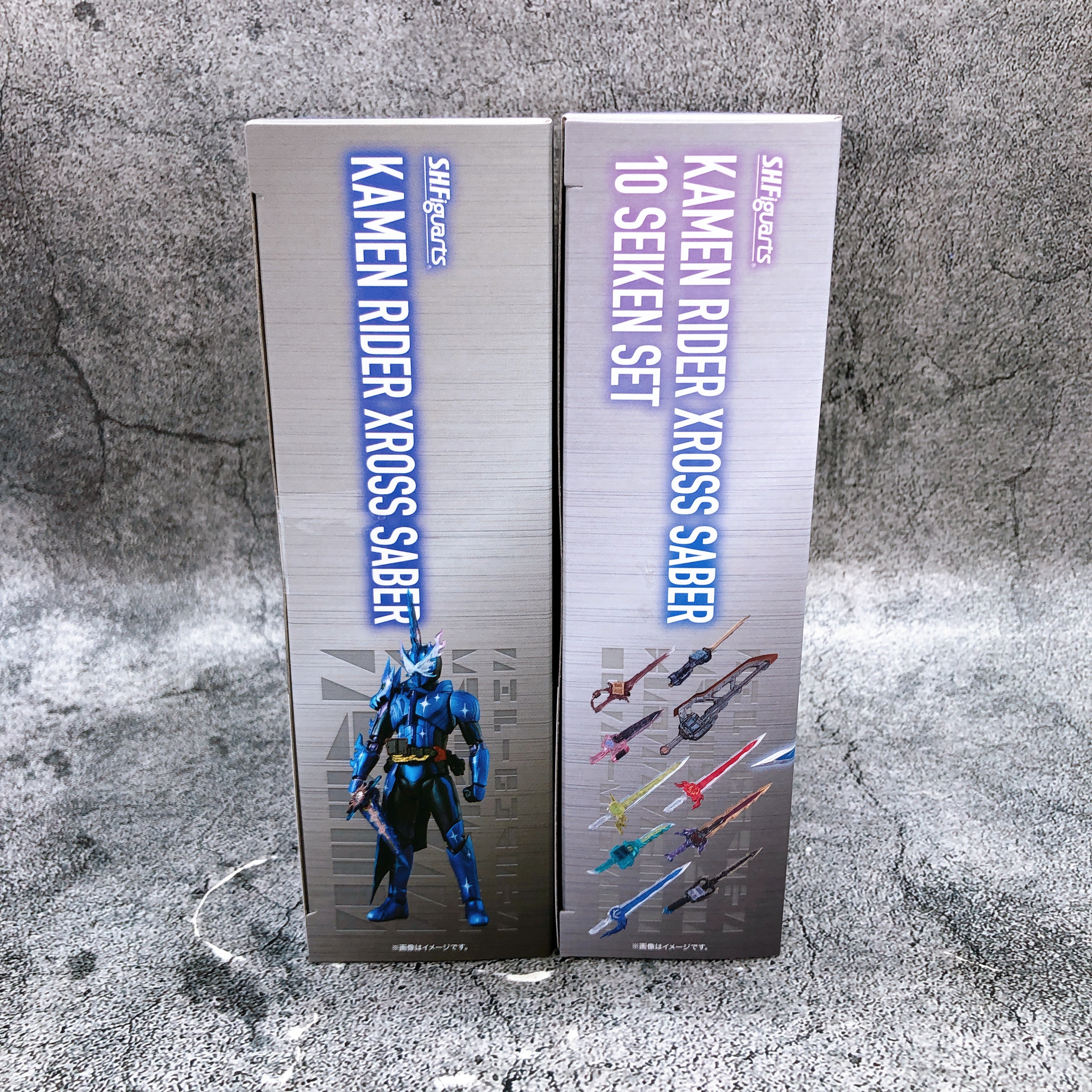 Kamen Rider Xross Saber & 10 SEIKEN SET S.H. Figuarts Figure Japan Sealed