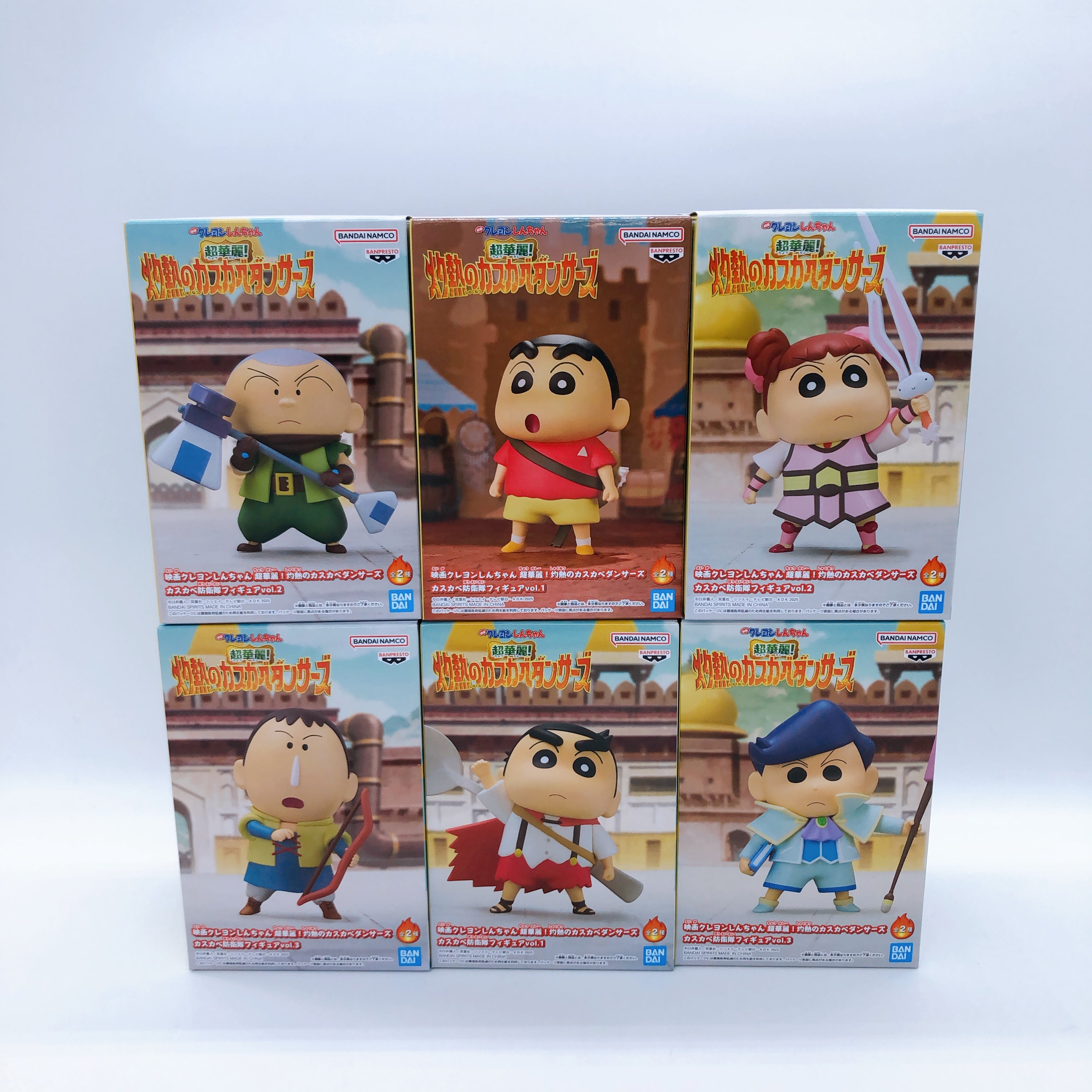 Crayon Shin-chan The Movie Kasukabe Dancers Figure SET of 6 Japan Sealed NEW