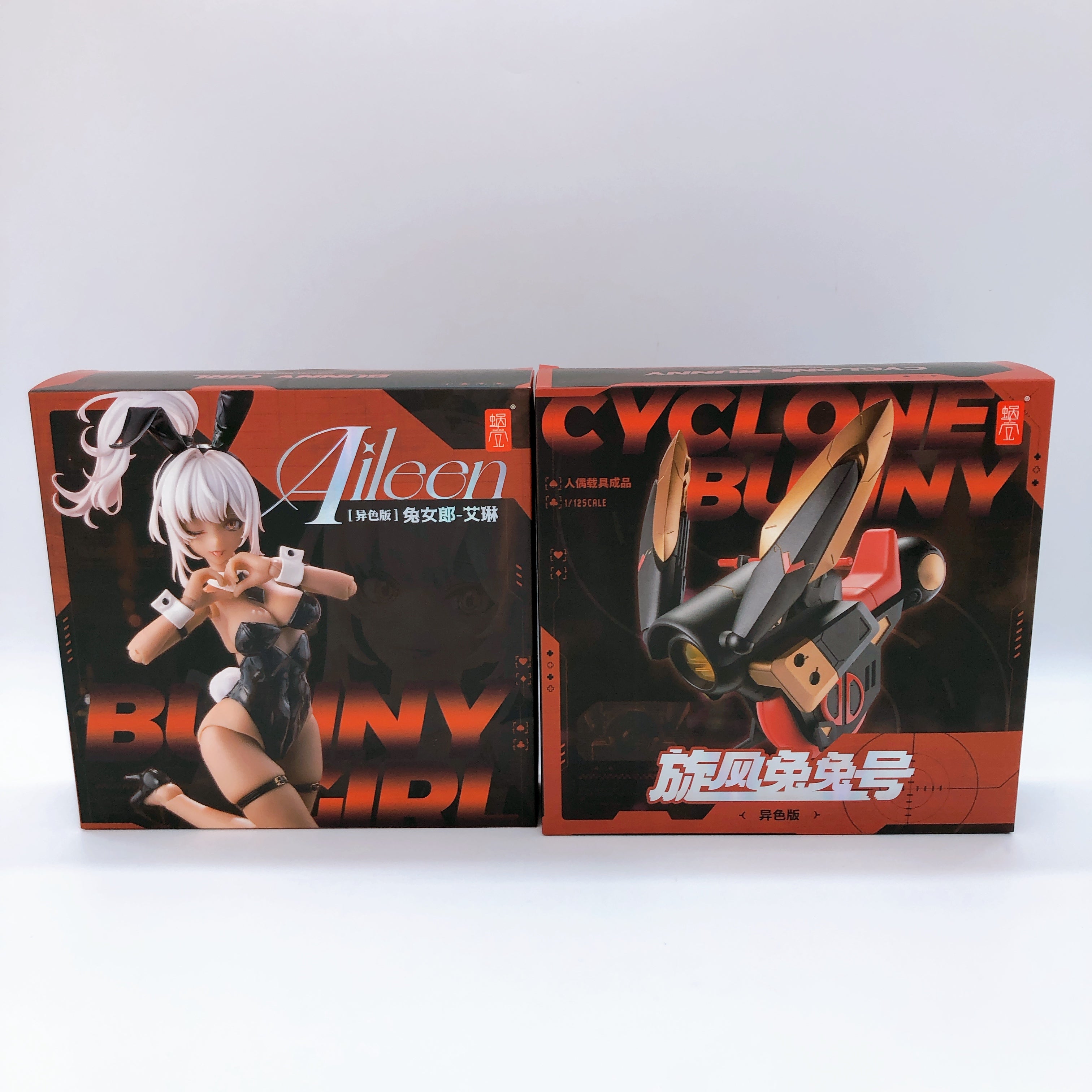 Bunny Girl Aileen Sunkissed 1/12 Action Figure + Cyclone & Gear Set Deluxe Black