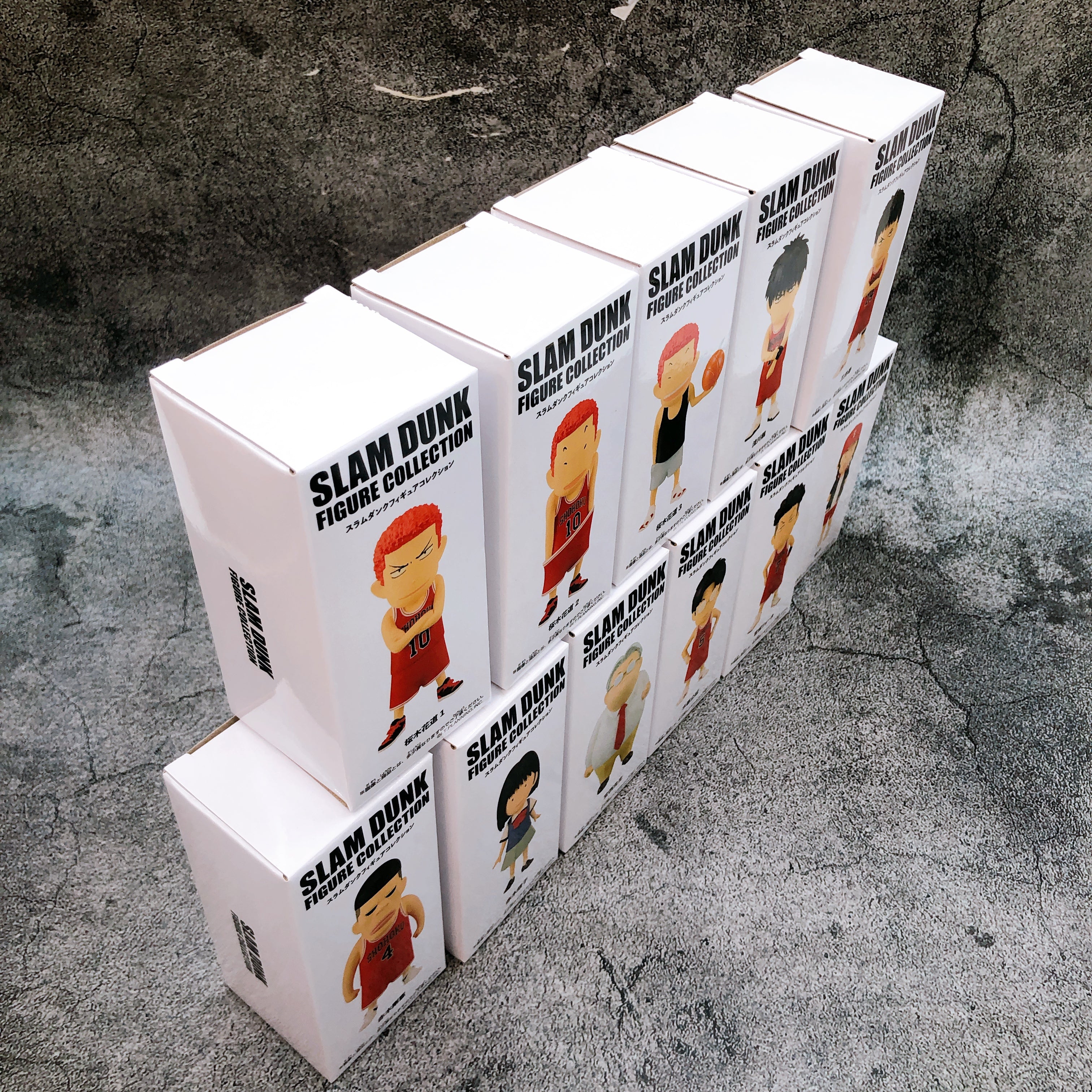 The First Slam Dunk Figure Collection Team Shohoku Set of 11 Toei Movie NEW