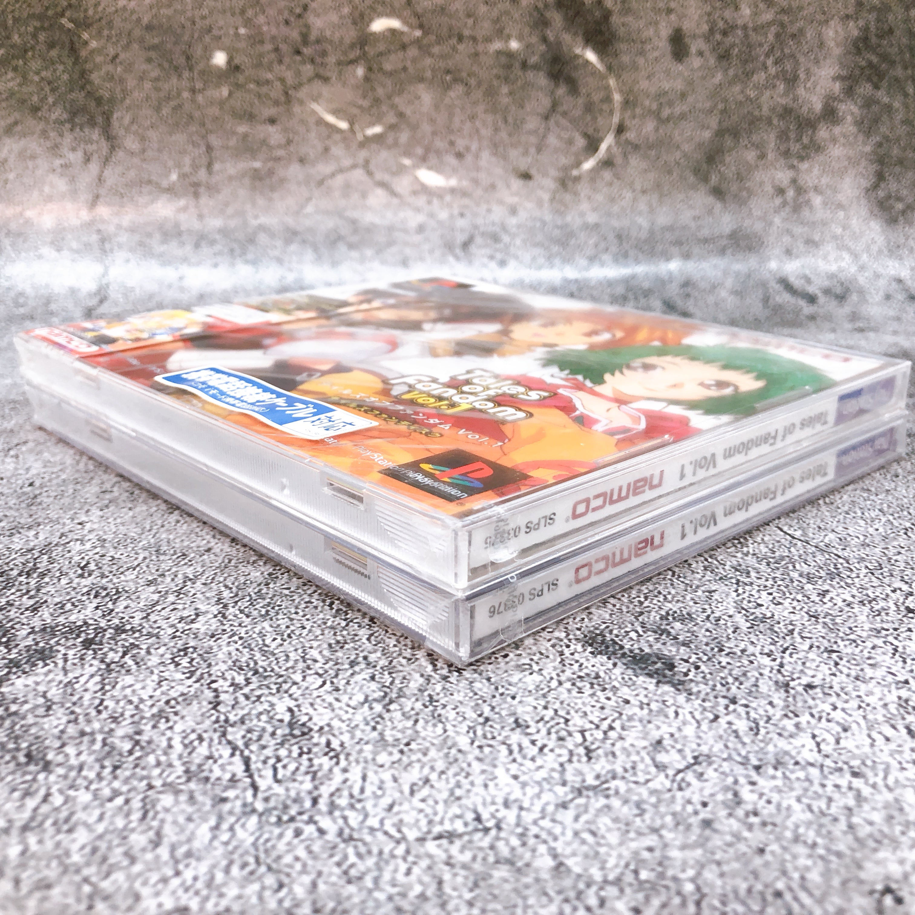 Playstation SET of Tales of Fandom Vol.1 Cress & Mint ver. PS1 Game Sealed New