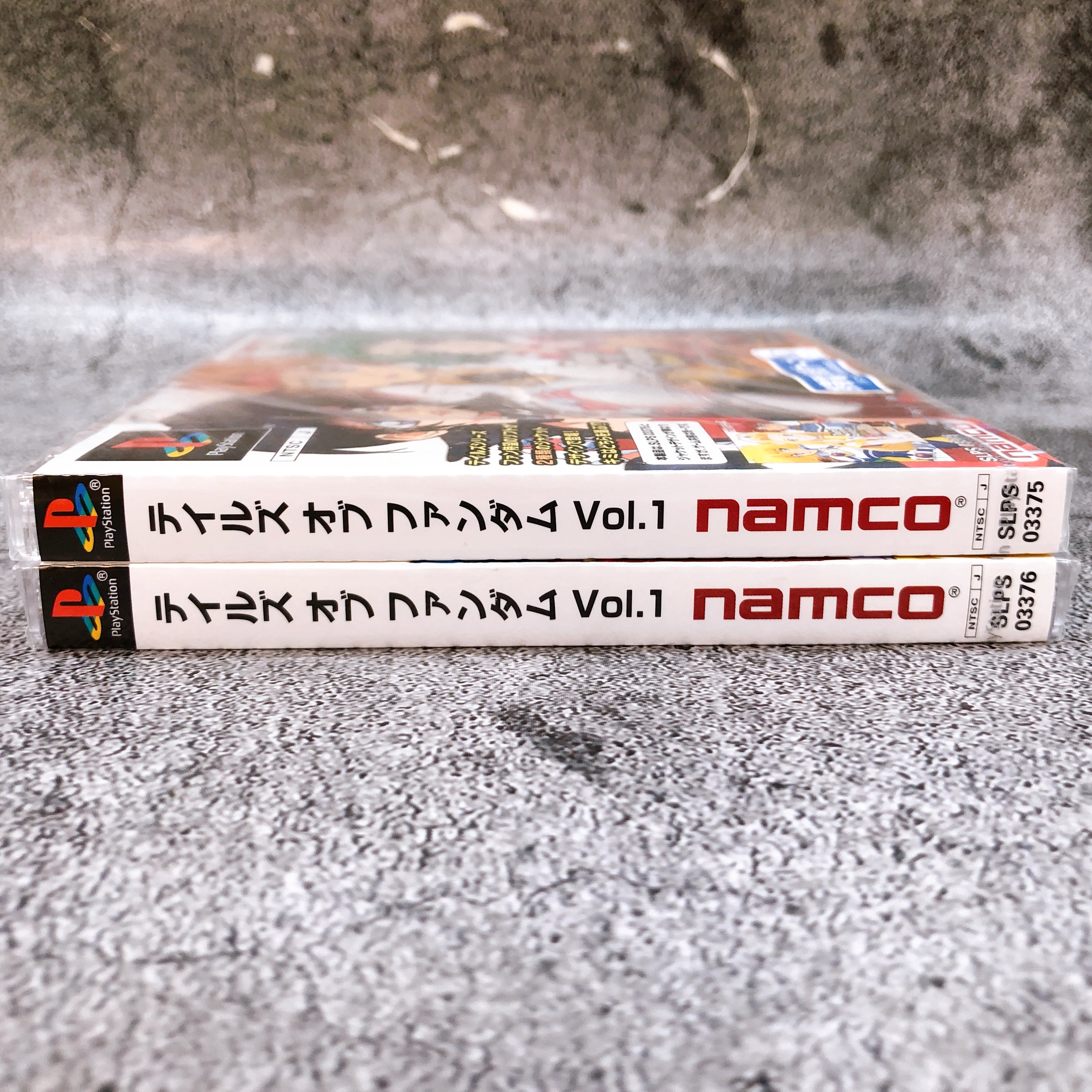 Playstation SET of Tales of Fandom Vol.1 Cress & Mint ver. PS1 Game Sealed New