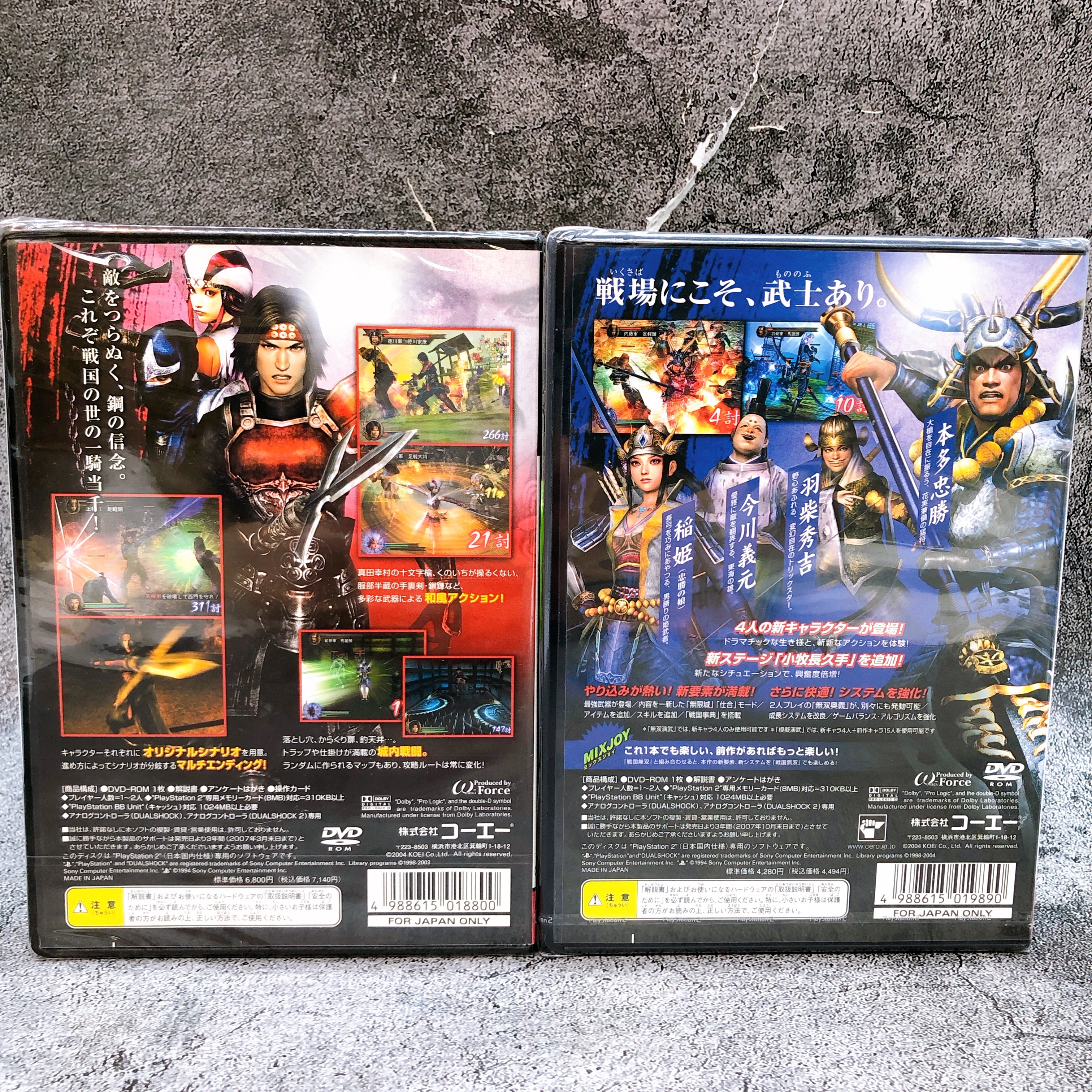 Playstation 2 Samurai Warriors & Xtreme Legends SET PS2 Koei Game Sealed NEW