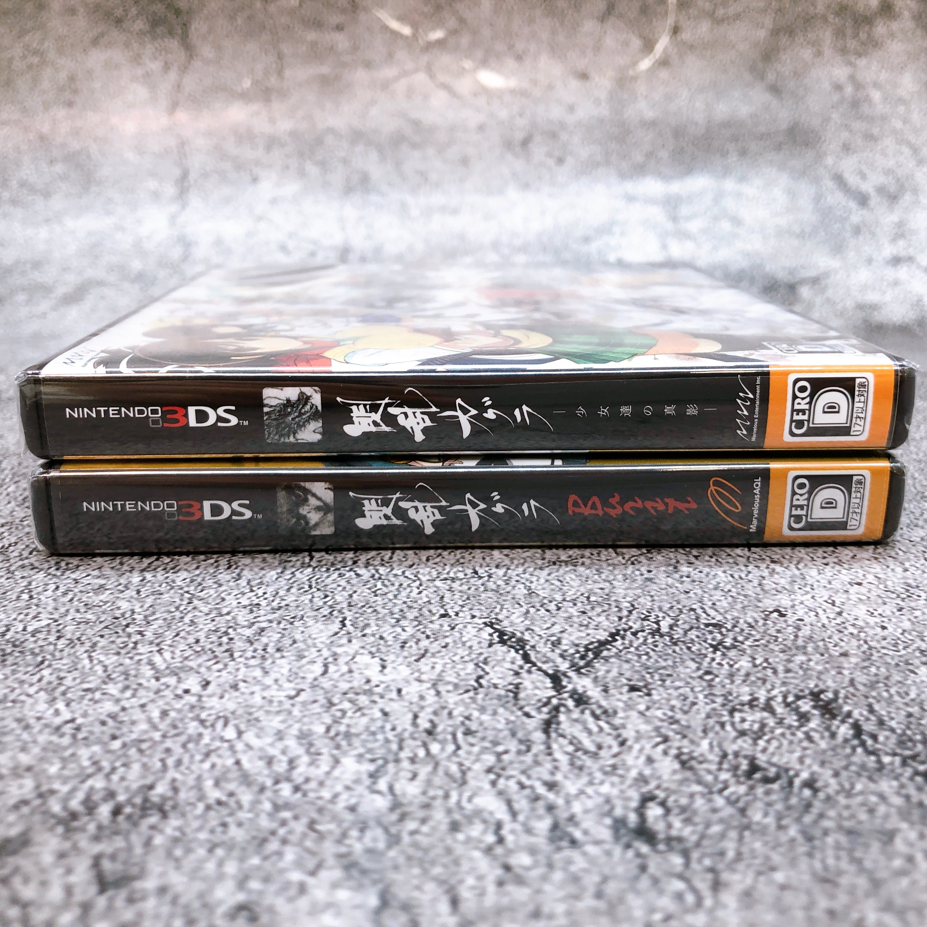 Nintendo 3DS Senran Kagura & Burst Guren no Shojotachi SET Japan Game Sealed New