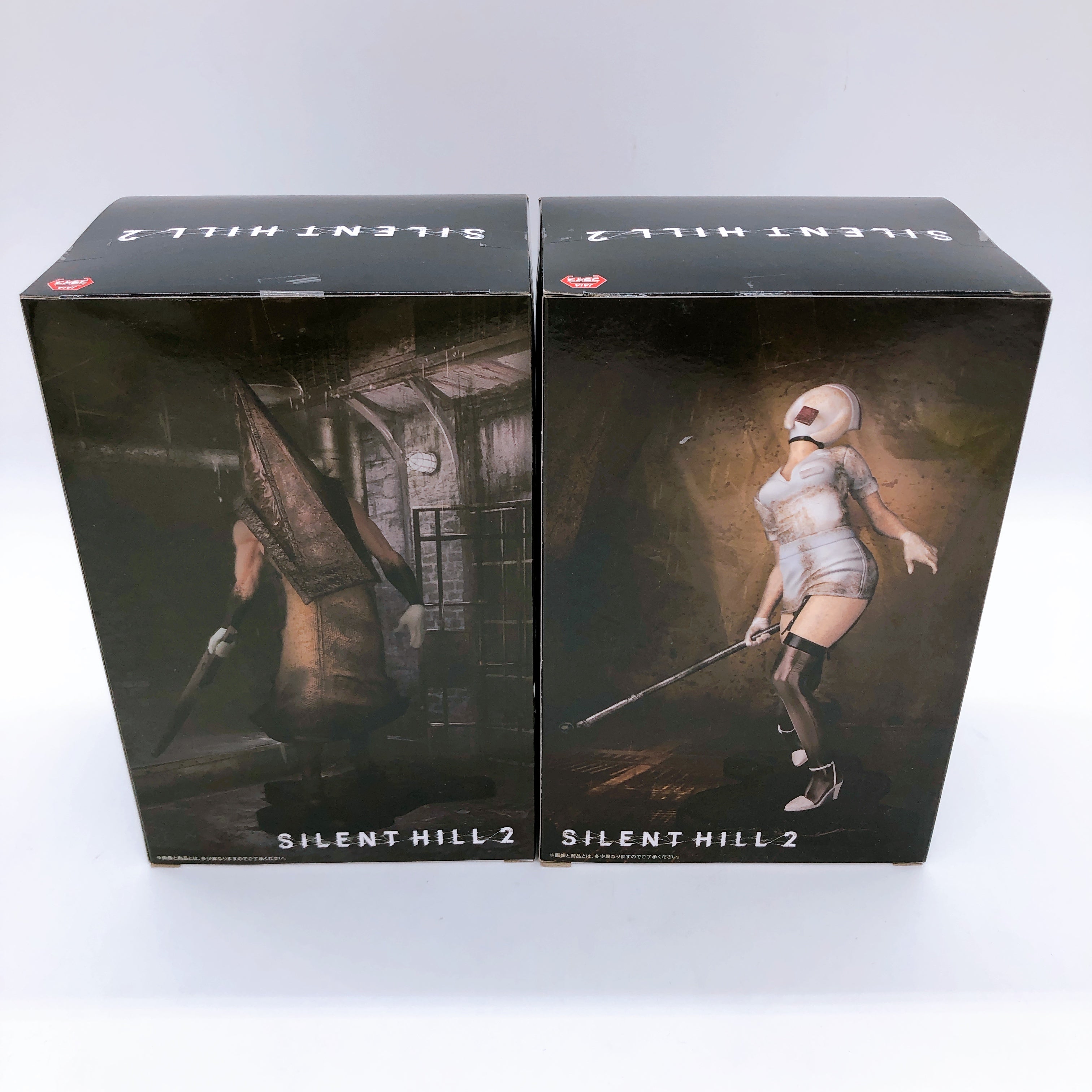 Silent Hill 2 Red Pyramid Thing & Bubble Head Nurse Figure SET Konami Japan