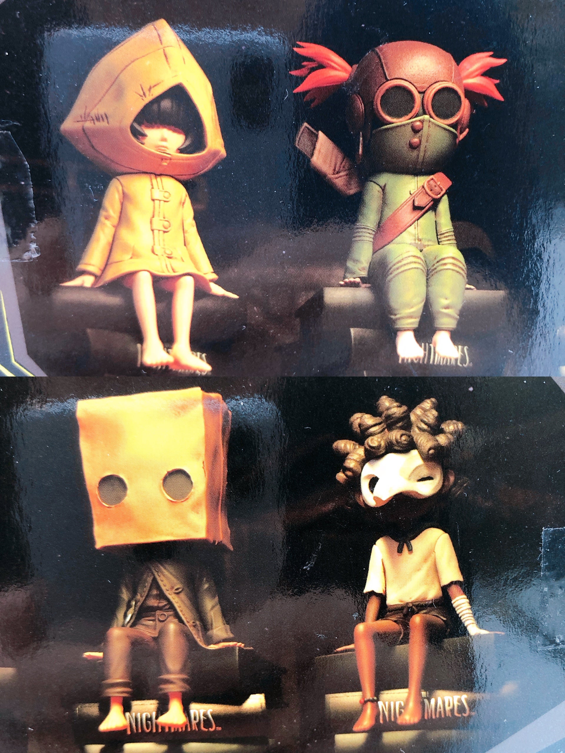 Little Nightmares Monitor Top Figure SET of 4 (Mono Low Six Alone) Ban