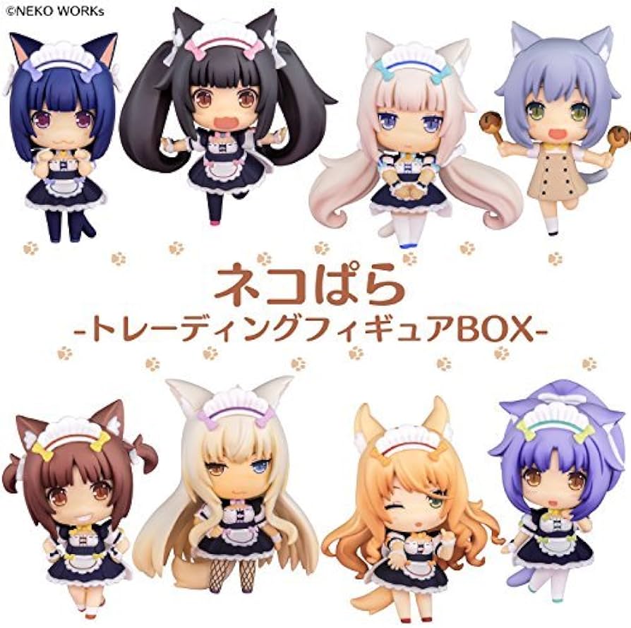 Nekopara Trading Figure Complete Set 8 Characters NEKO WORKs Japan AUTHENTIC