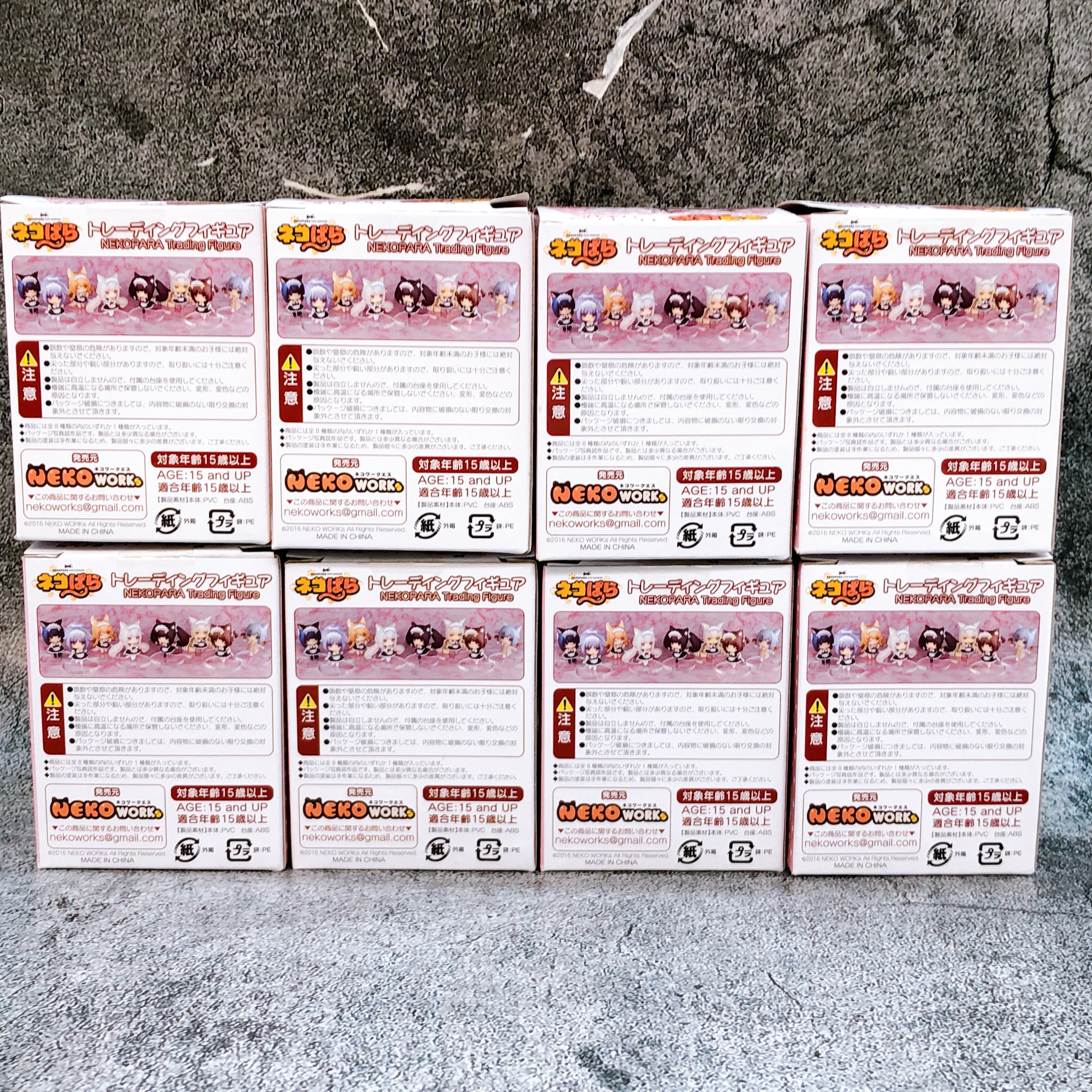 Nekopara Trading Figure Complete Set 8 Characters NEKO WORKs Japan AUTHENTIC