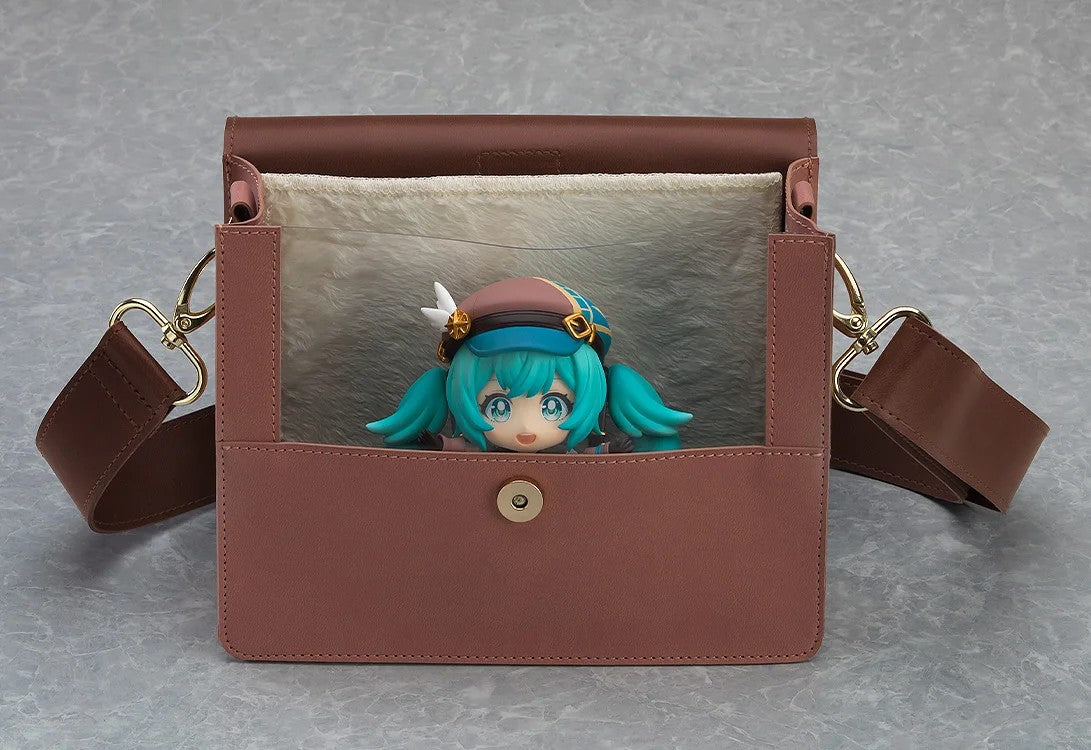 Hatsune Miku 100th Adventure Nendoroid 2639 Action Figure + Travel Pouch Bag SET