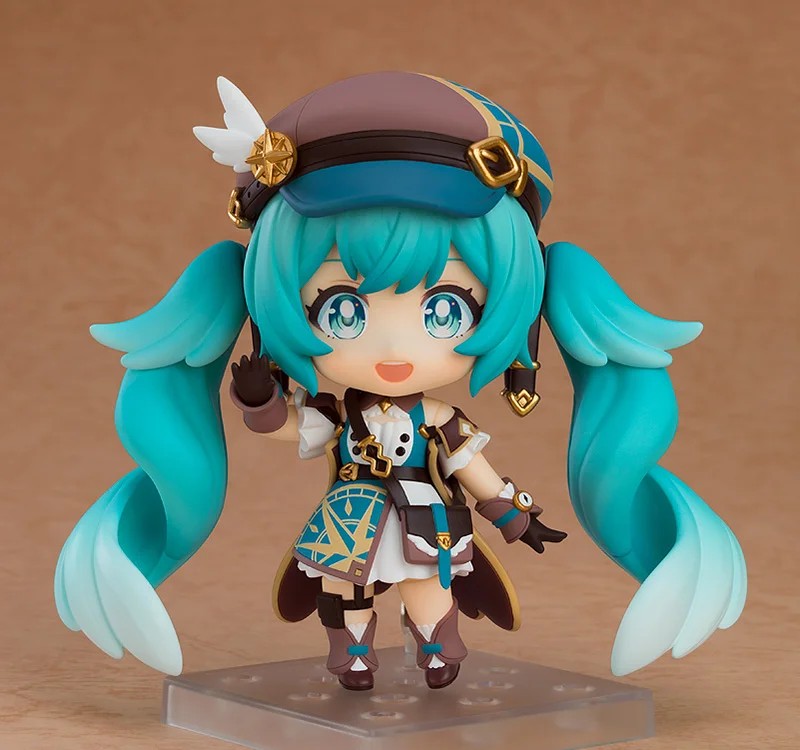 Hatsune Miku 100th Adventure Nendoroid 2639 Action Figure + Travel Pouch Bag SET