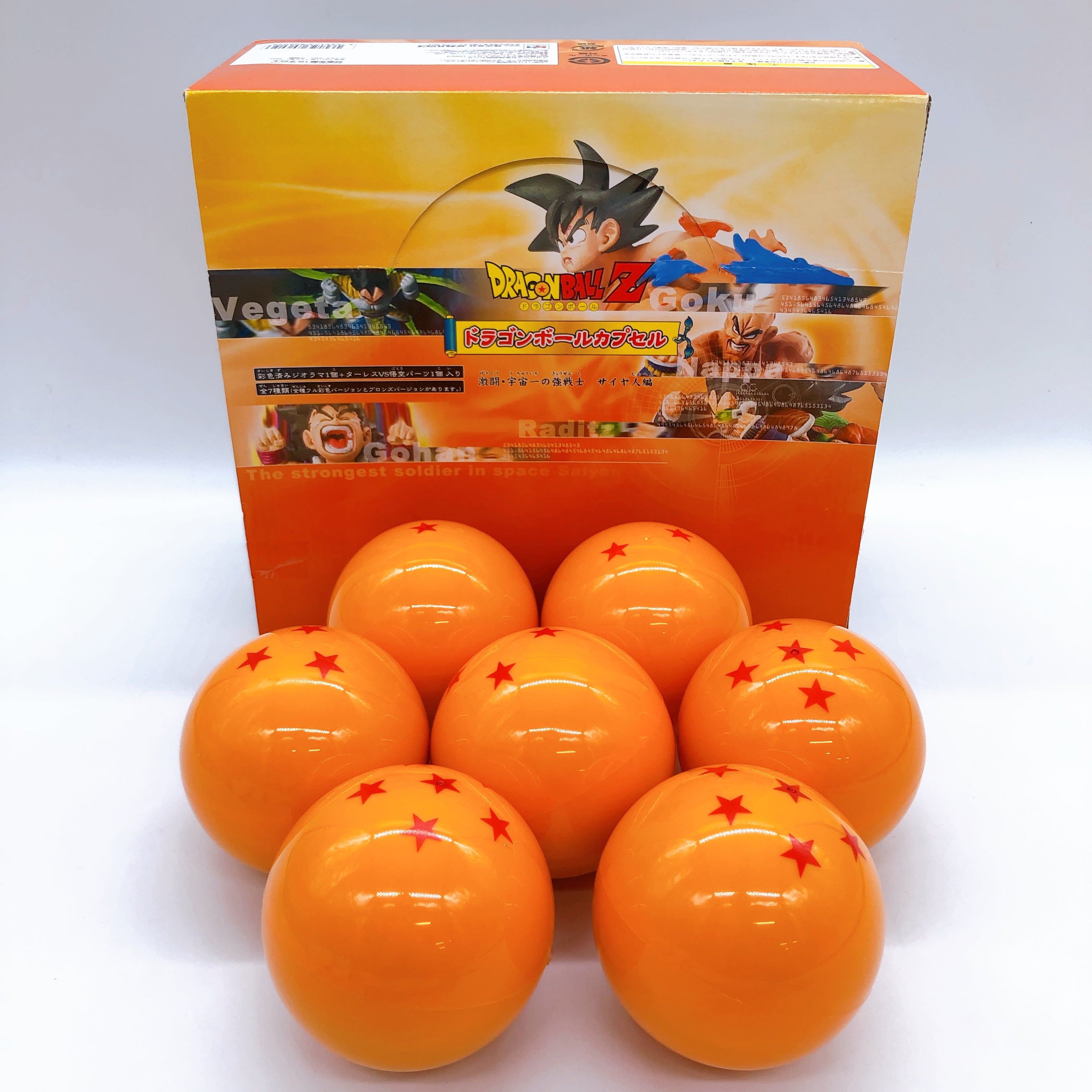 DRAGON BALL Capsule Strongest Warrior in Universe Saiyan Complete Set 8 Figure