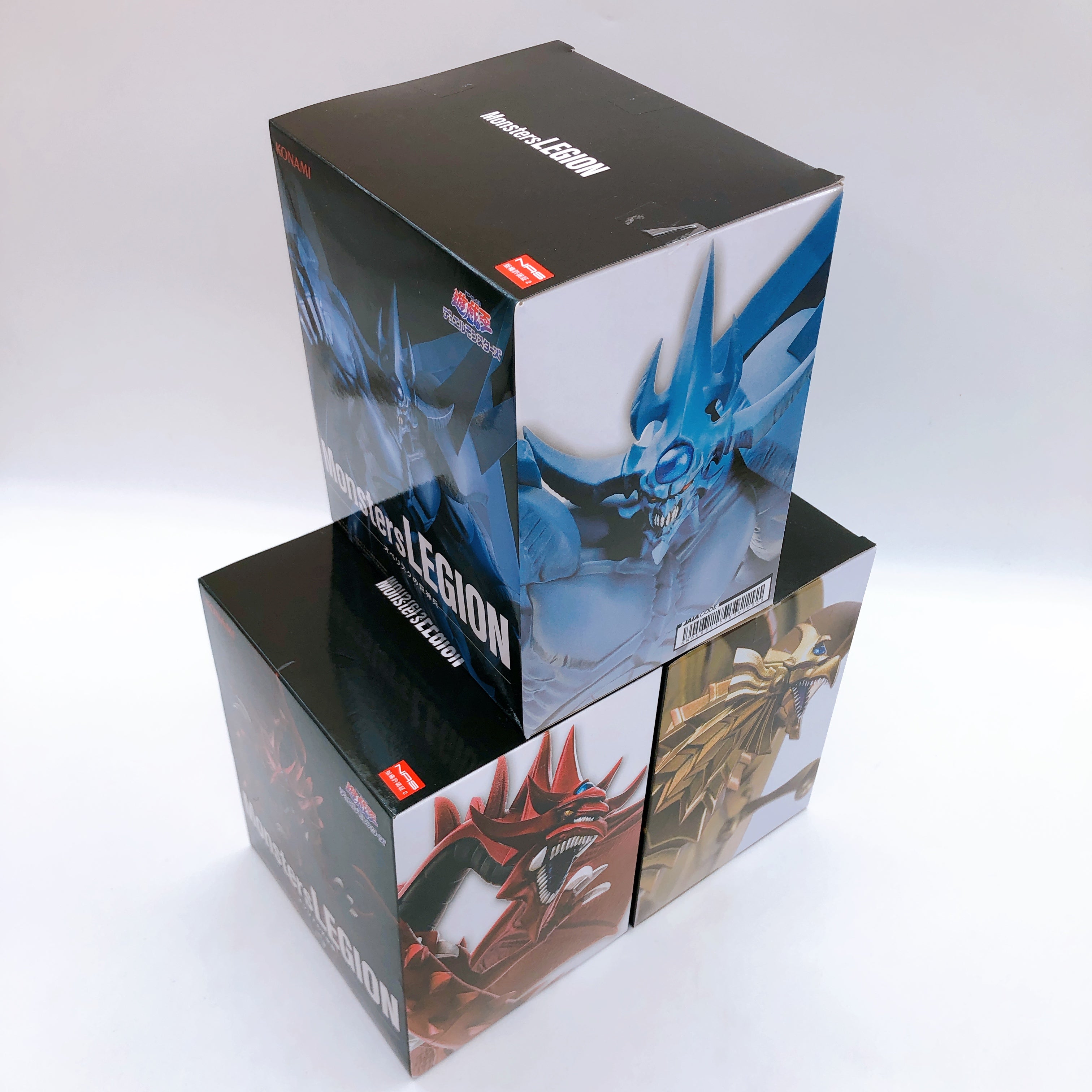 Yu-Gi-Oh Series Monsters Legion Figure Osiris & Obelisk & Ra Egyptian God SET of 3