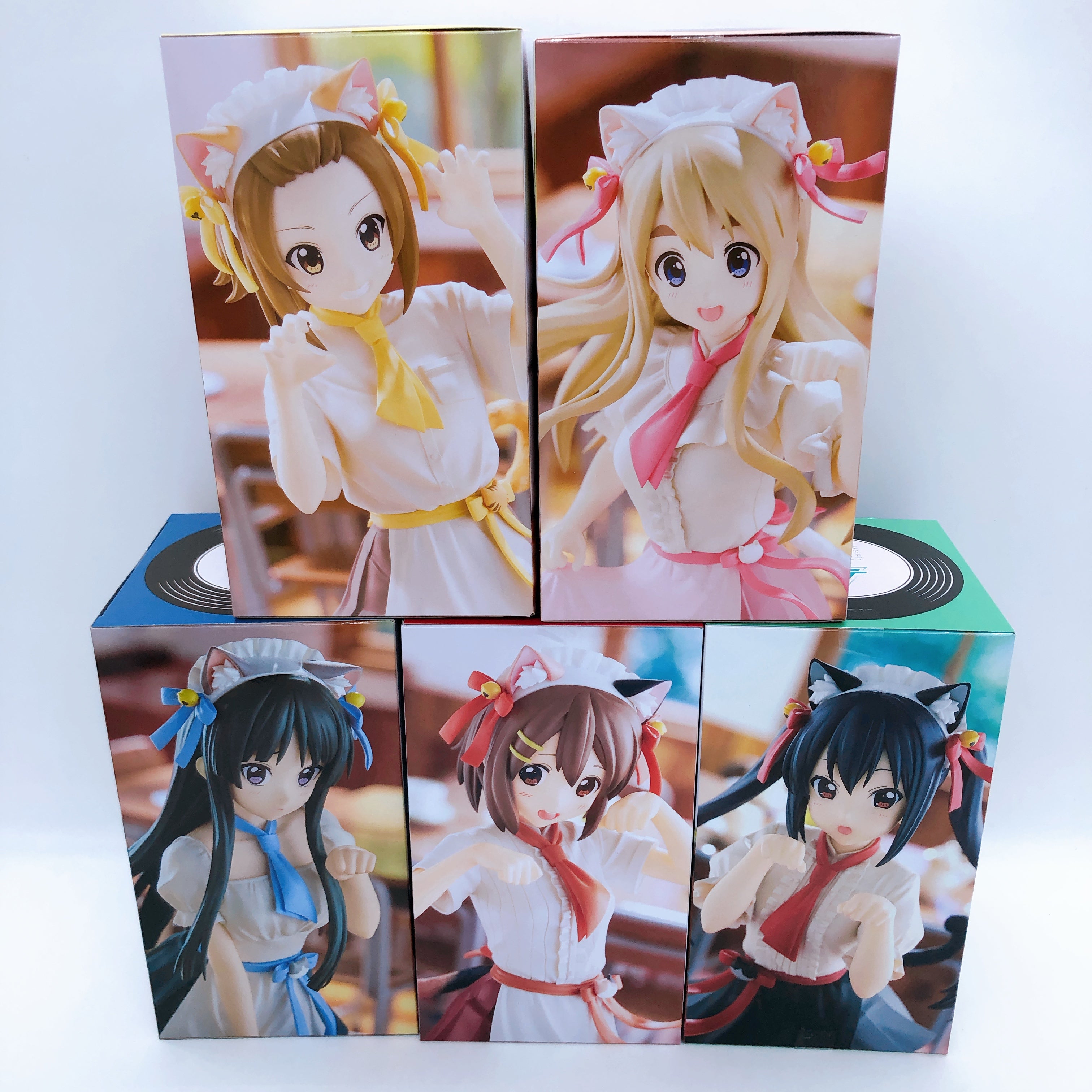 K-ON! Trio try iT Figure Yui Mio Ritsu Mugi Azusa SET of 5 FuRyu Japan Anime HTT