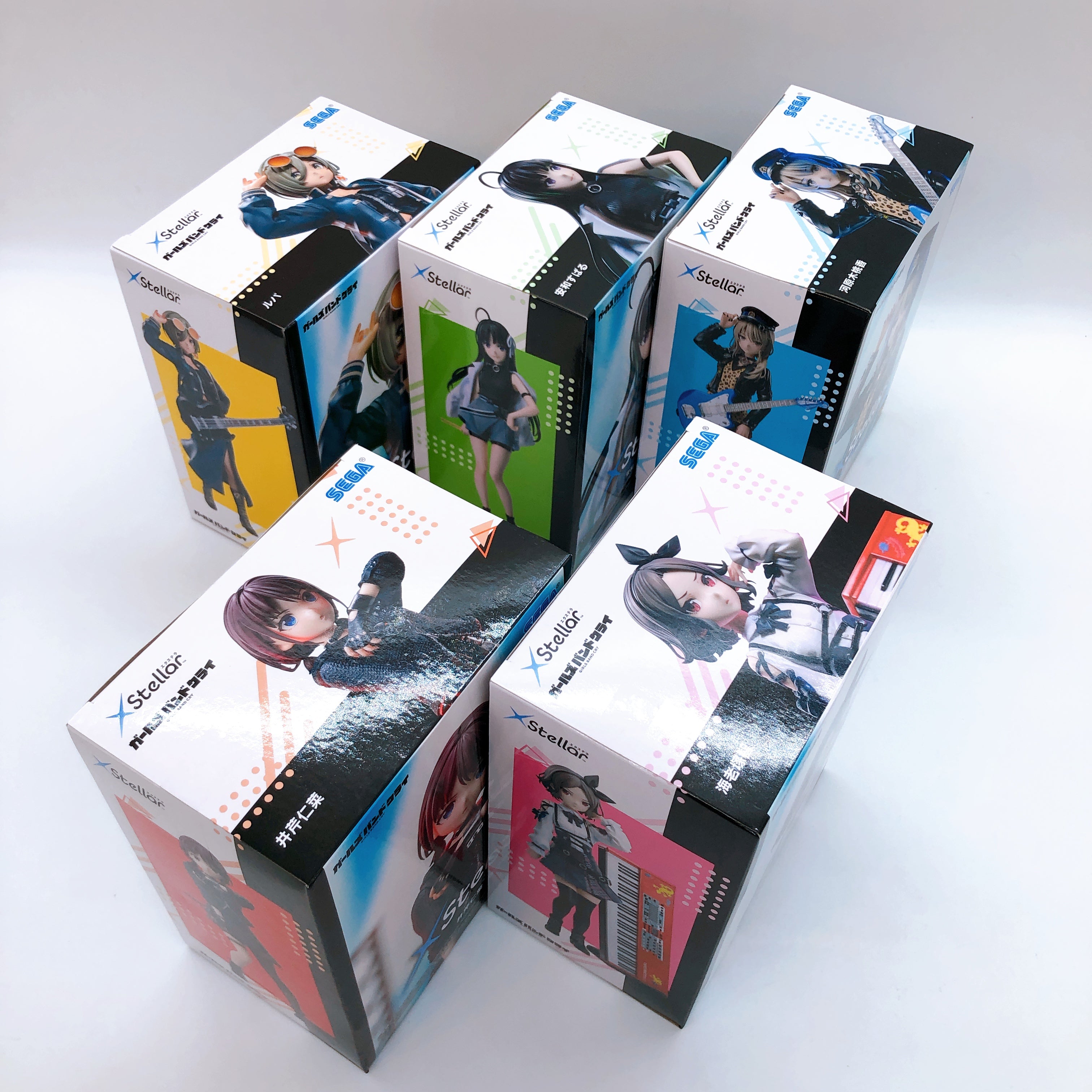 Girls Band Cry Xstellar Nina Subaru Tomo Momoka Rupa SET of 5 Togenashi Togeari