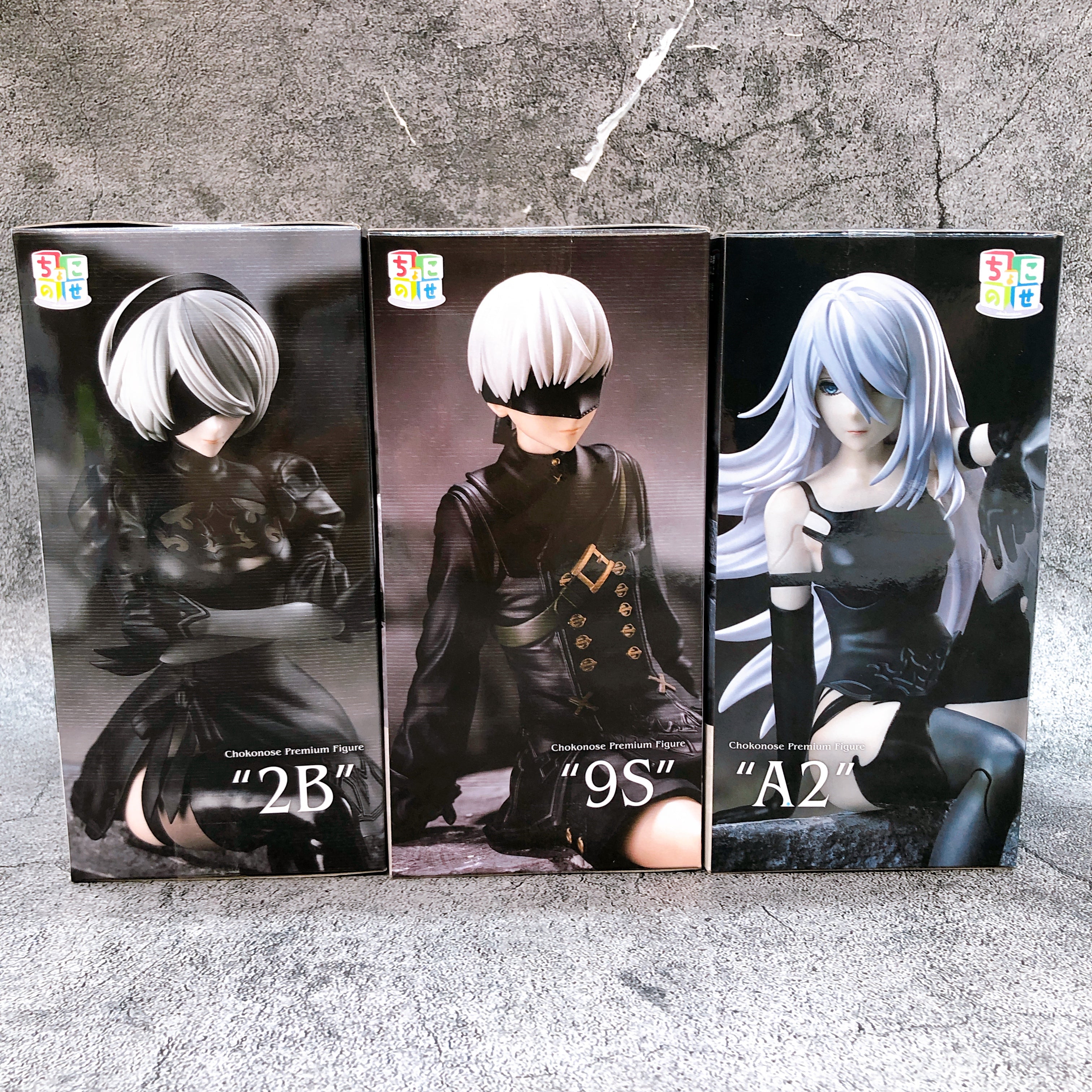 NieR:Automata Ver1.1a 2B & 9S & A2 Chokonose Premium Figure Set SEGA P