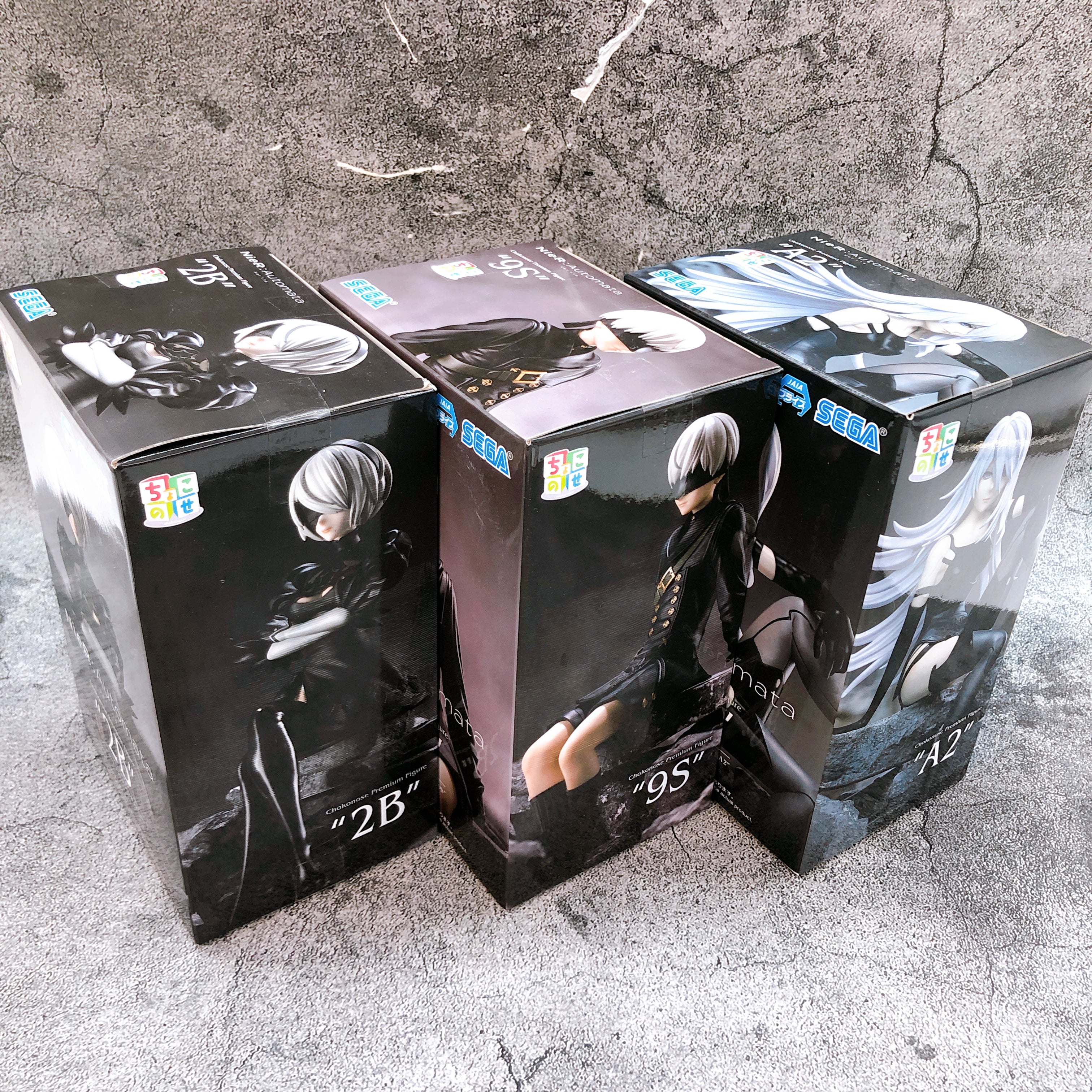 NieR:Automata Ver1.1a 2B & 9S & A2 Chokonose Premium Figure Set SEGA P