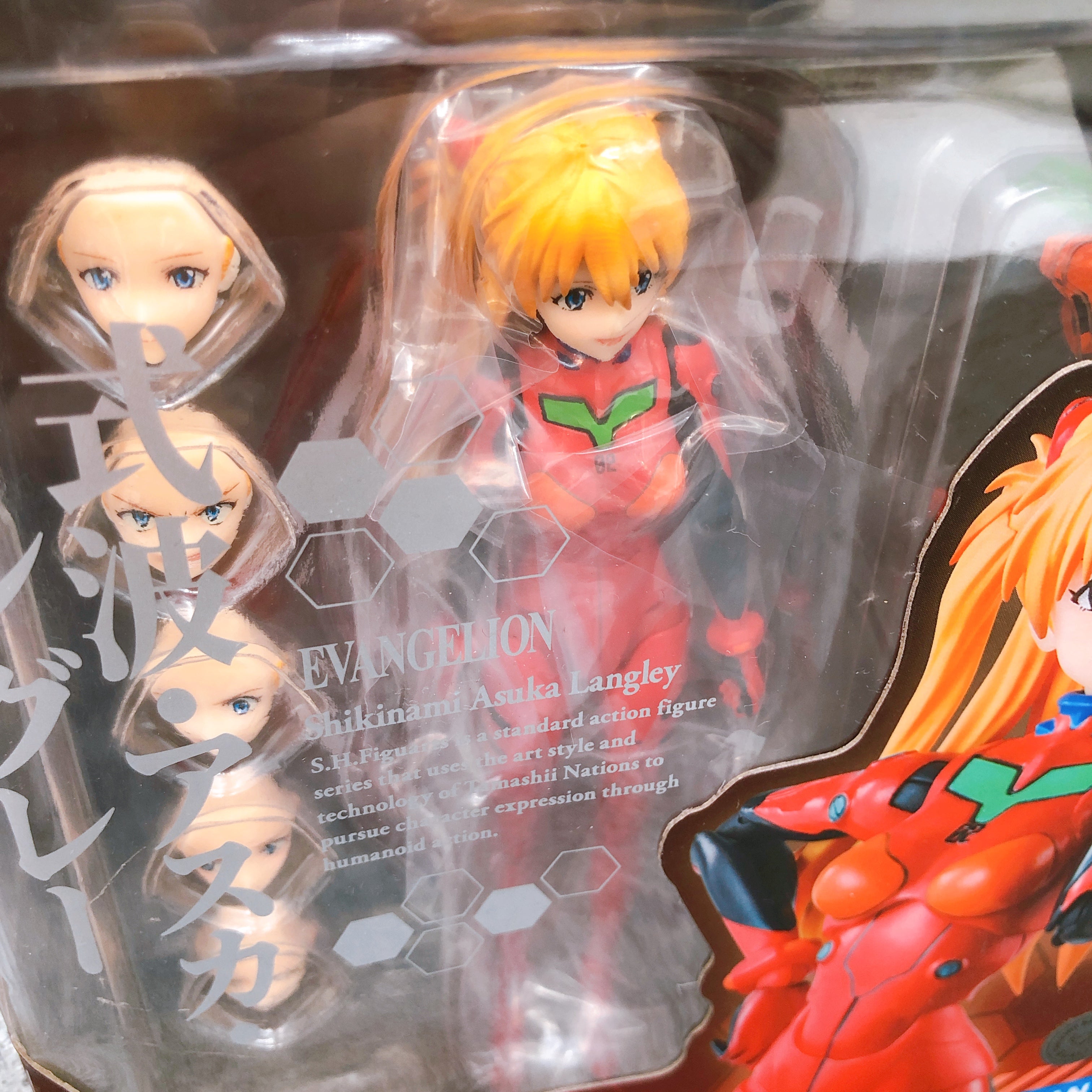 S.H.Figuarts Evangelion Shikinami Asuka Langley & Rei Ayanami Figure Bandai NEW