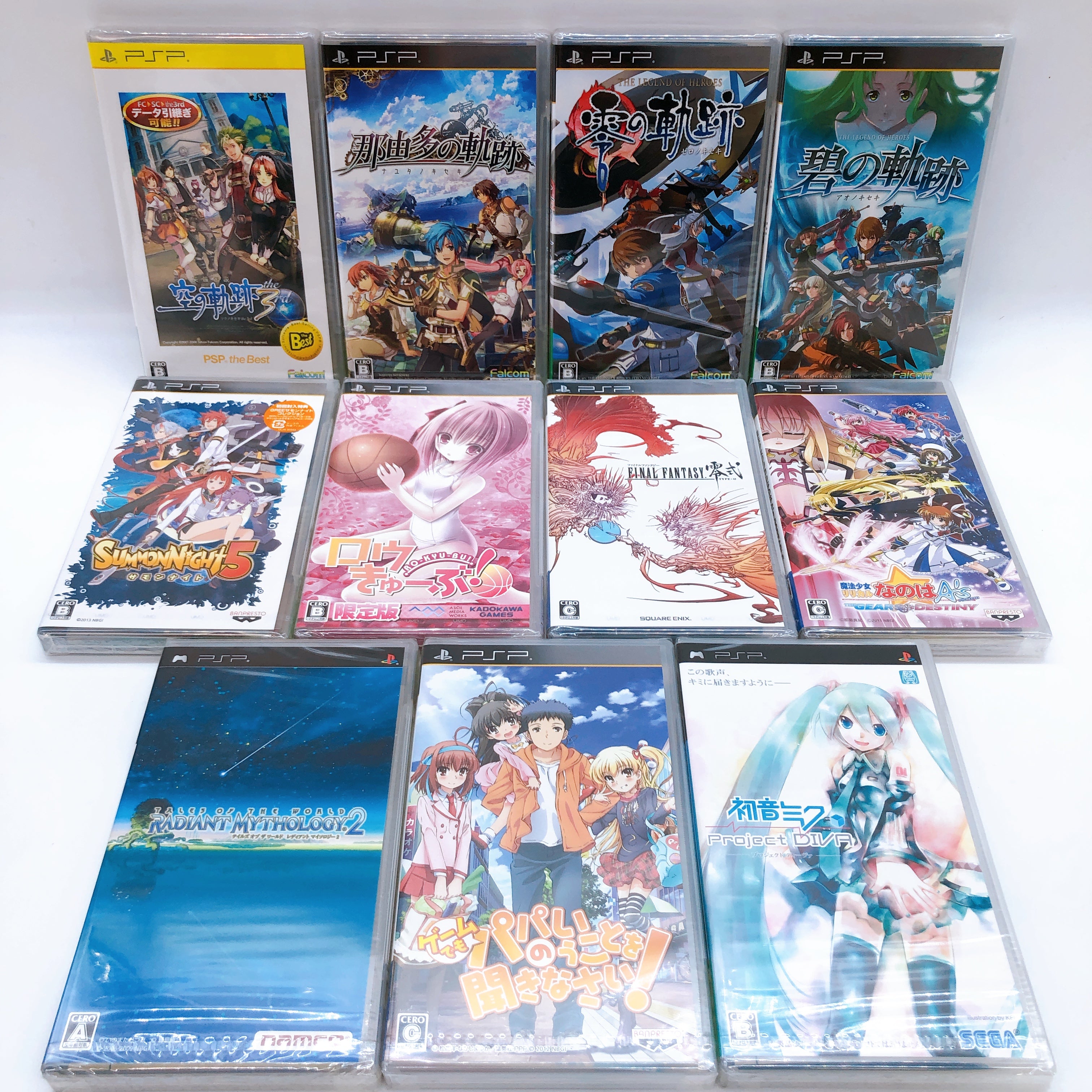 11 Titles of PSP games Set Sony PlayStation Portable Game Sealed New