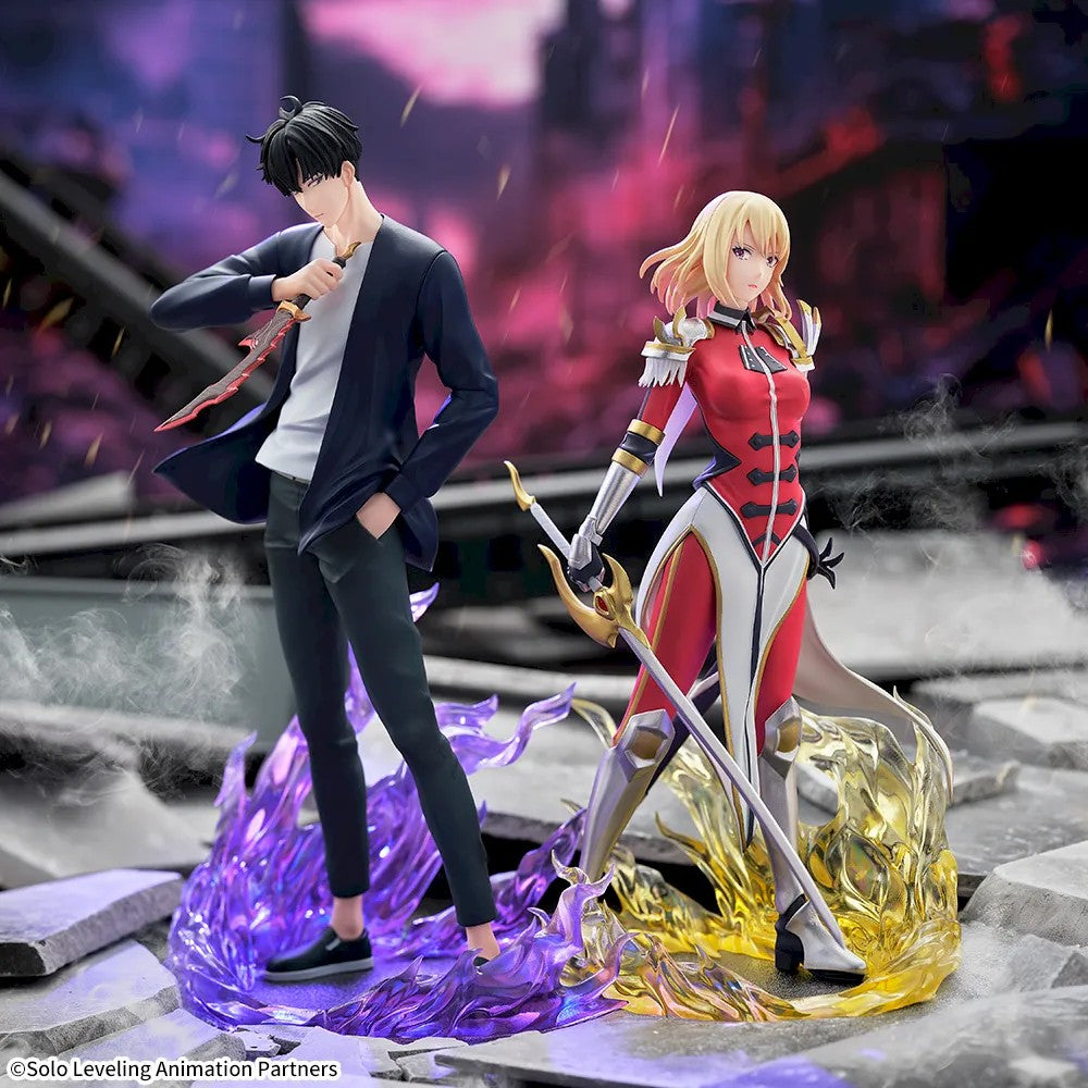 Solo Leveling XrossLink Shizuku Kousaka & Shun Mizushino SEGA Prize Figure SET