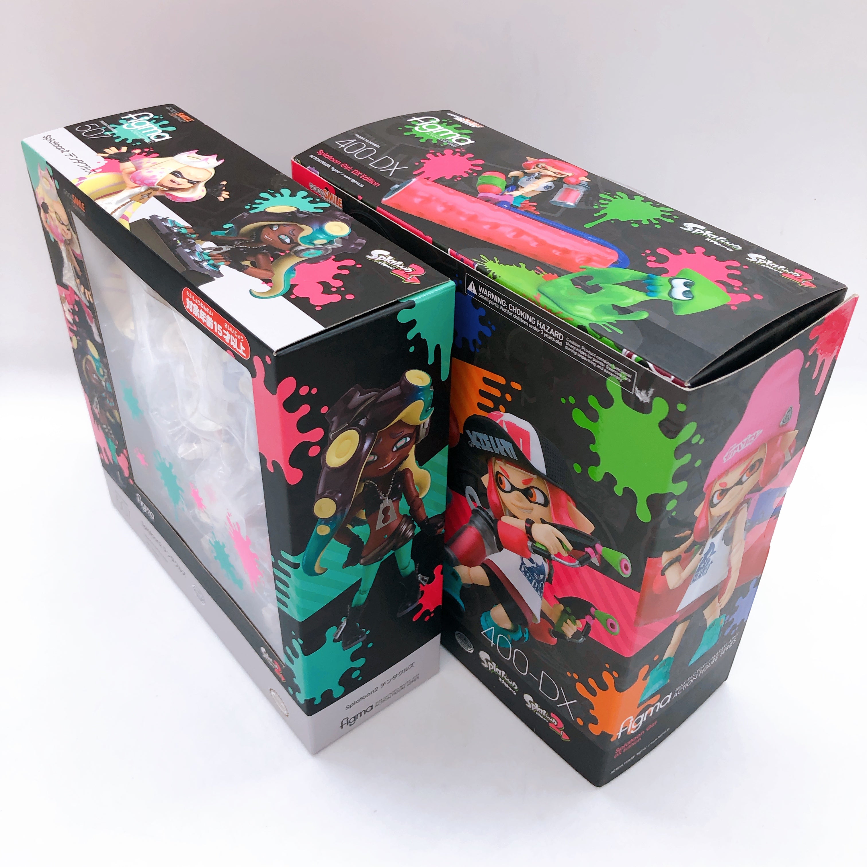Splatoon Girl DX Edition & Off the Hook figma SET of 2 Action Figure 400-DX 507
